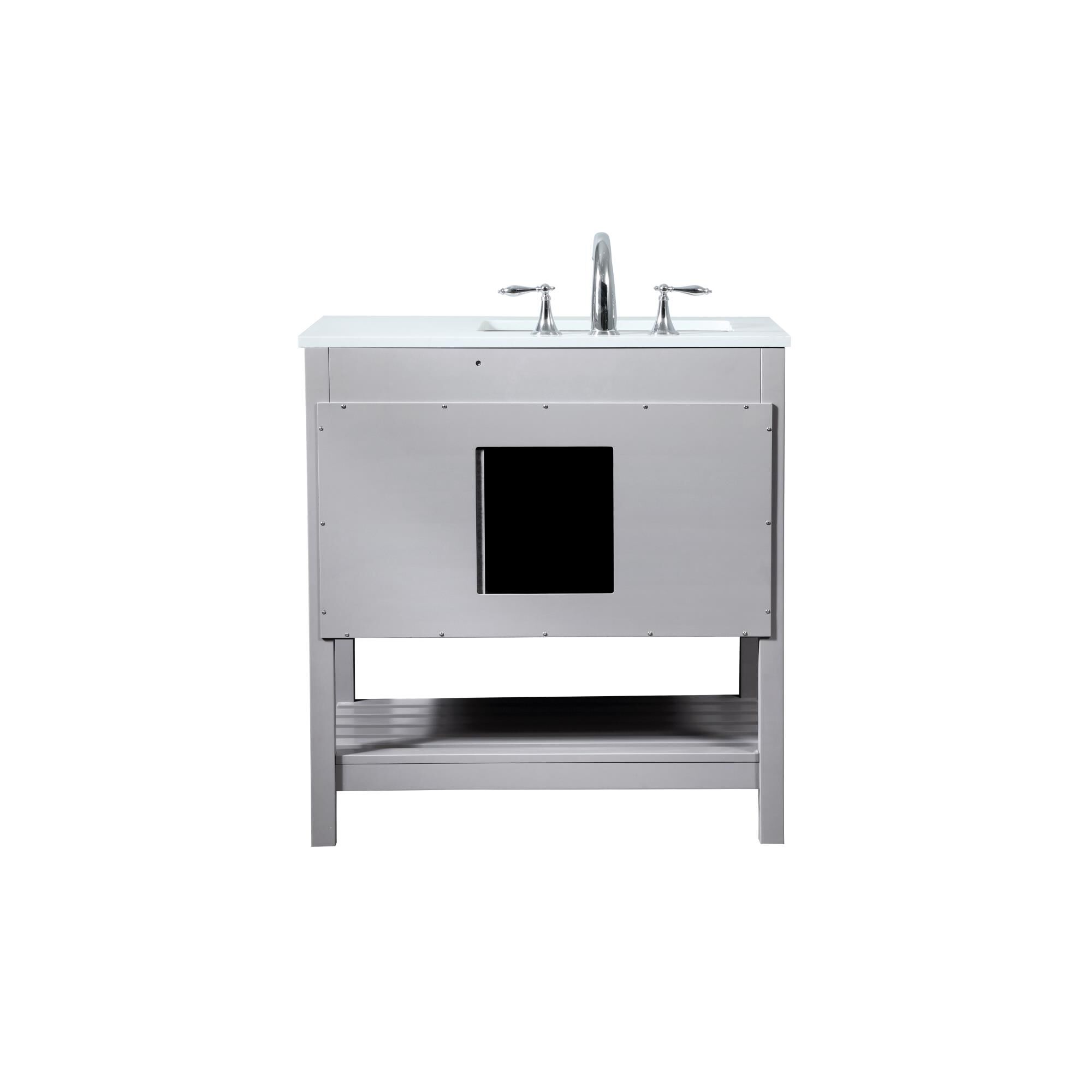 Shown in Grey finish