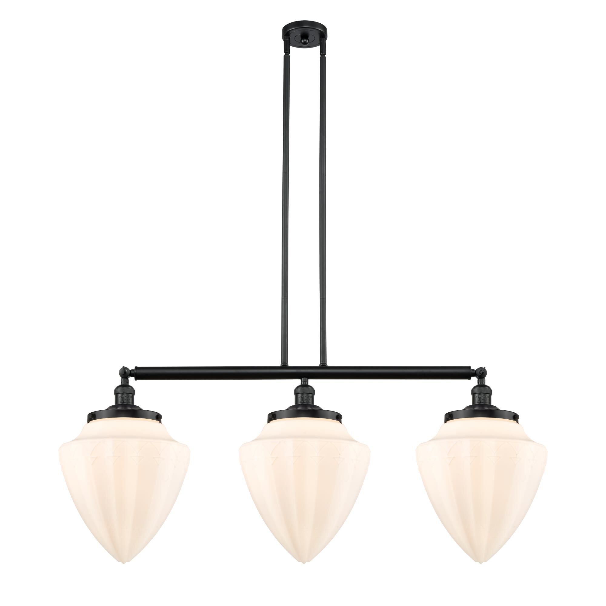 Bruno Marashlian Bullet 40 Inch 3 Light Linear Suspension Light by Innovations Lighting