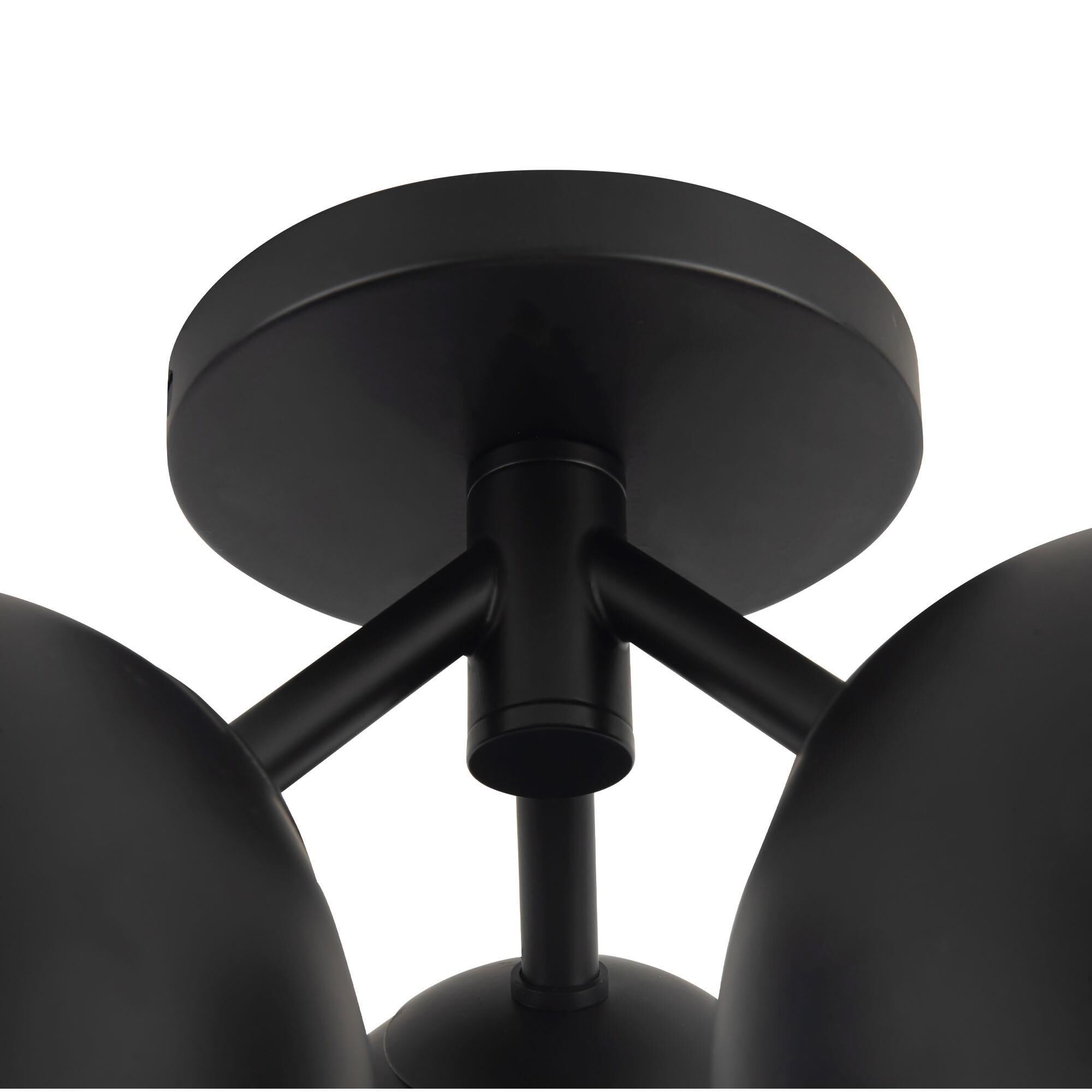 Ryan Pauly Fosso 12 Inch 3 Light Semi Flush Mount,