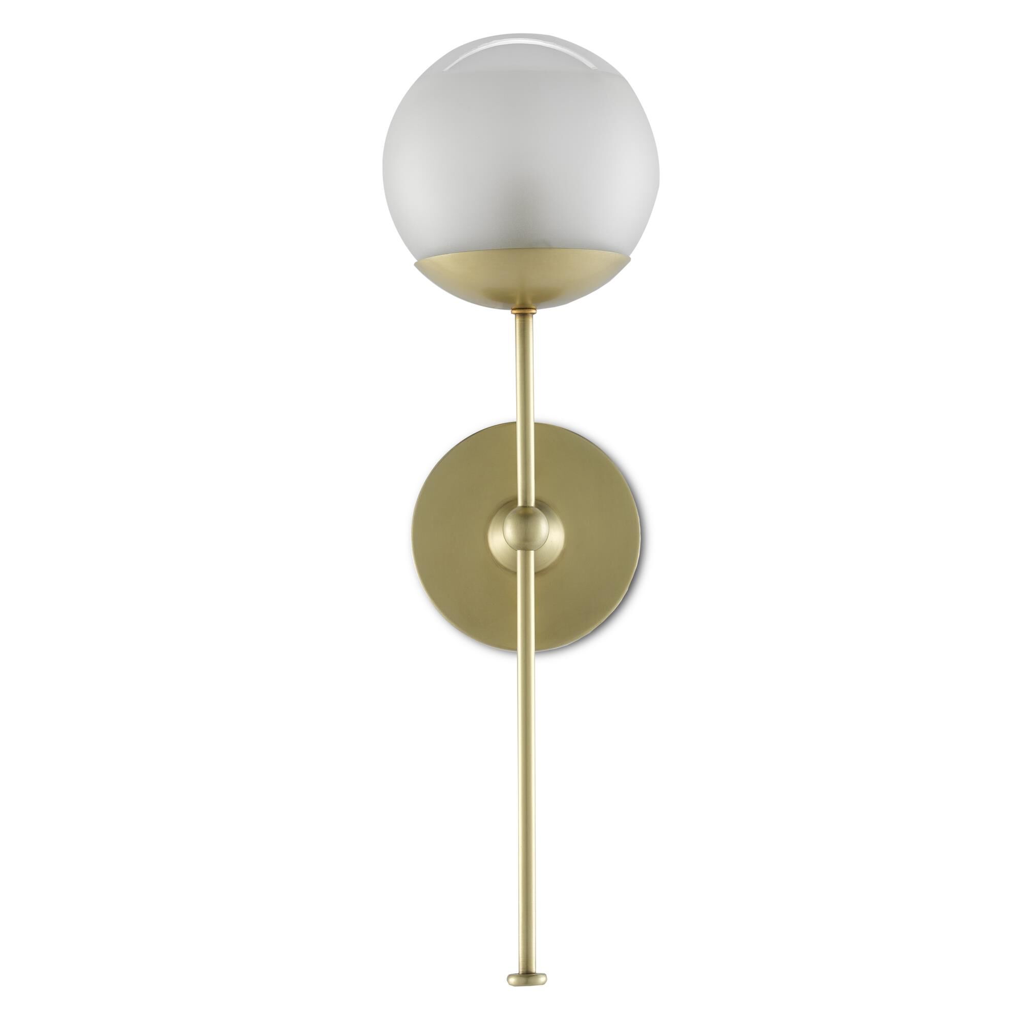 Shown in Brushed Brass finish
