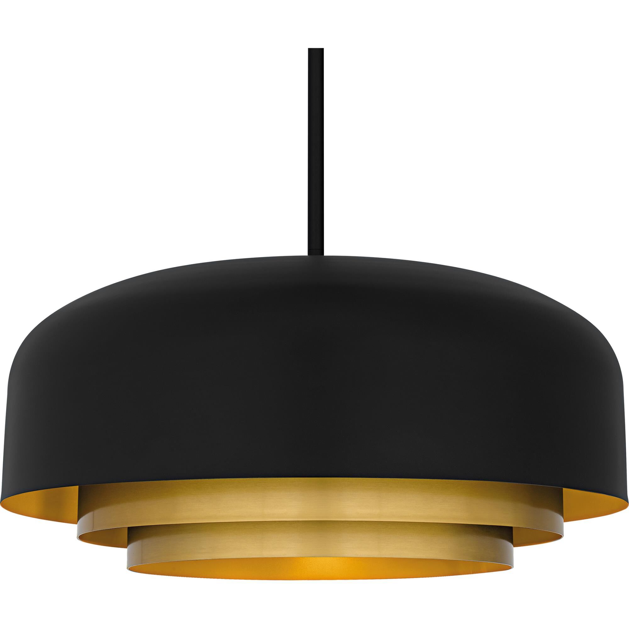 Shown in Matte Black finish and Metal shade