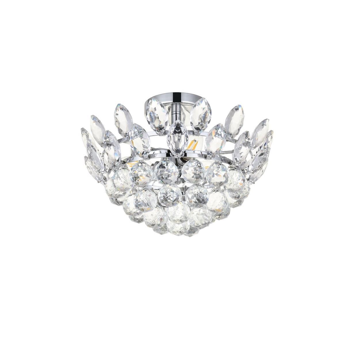 Shown in Chrome finish and Royal Cut Clear crystal