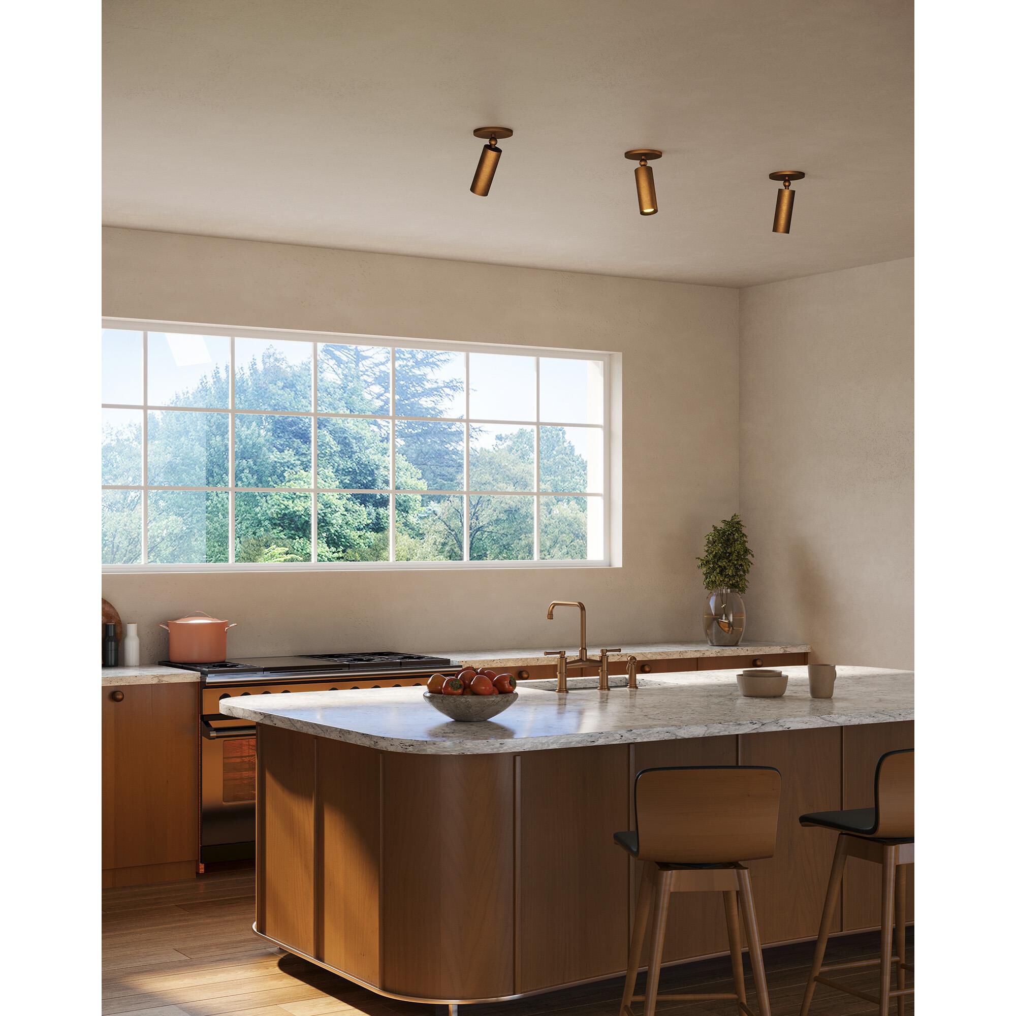 Mason 5 Inch Semi Flush Mount by Kuzco Lighting