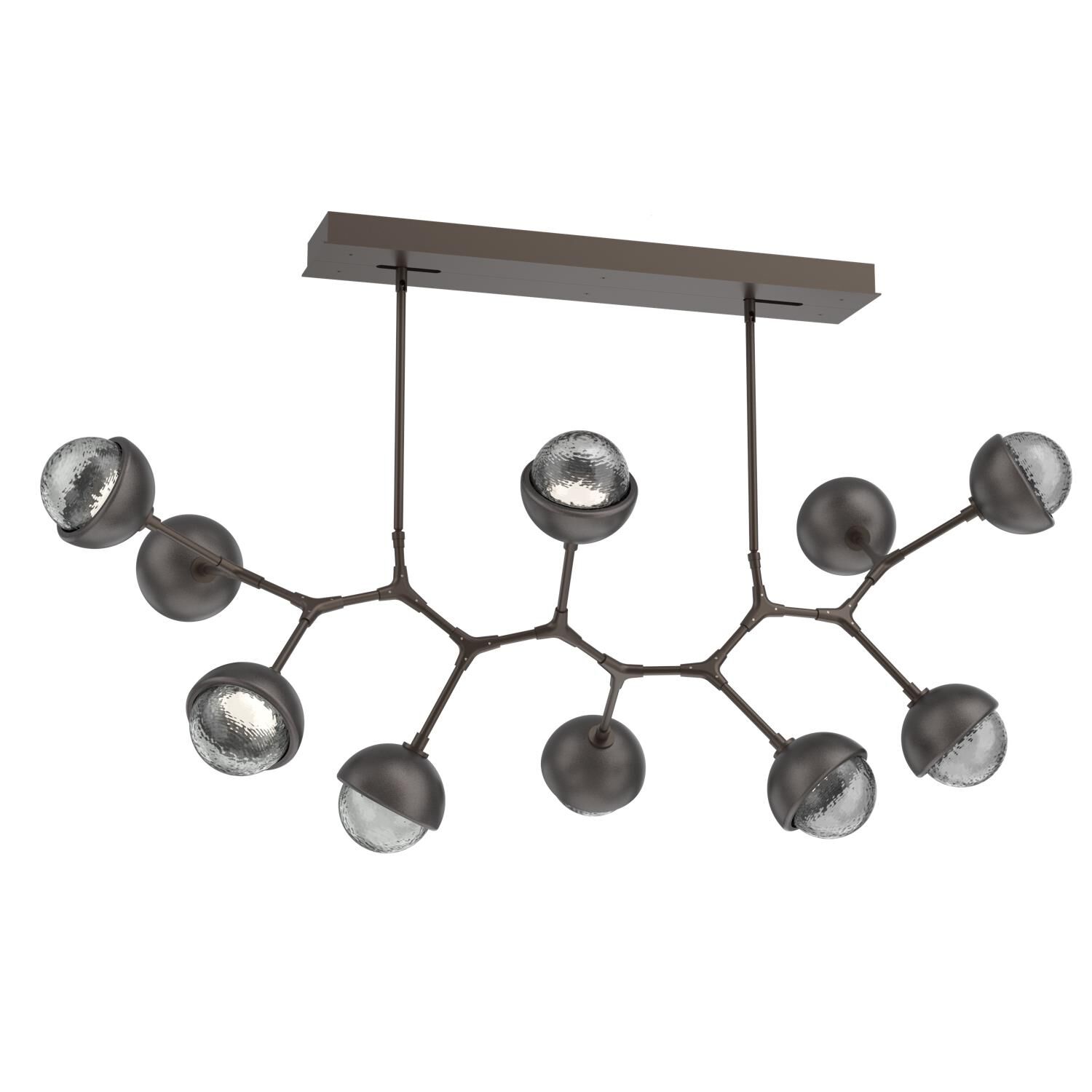 Levi Wilson Cabochon 56 Inch Linear Suspension Light by Hammerton Studio