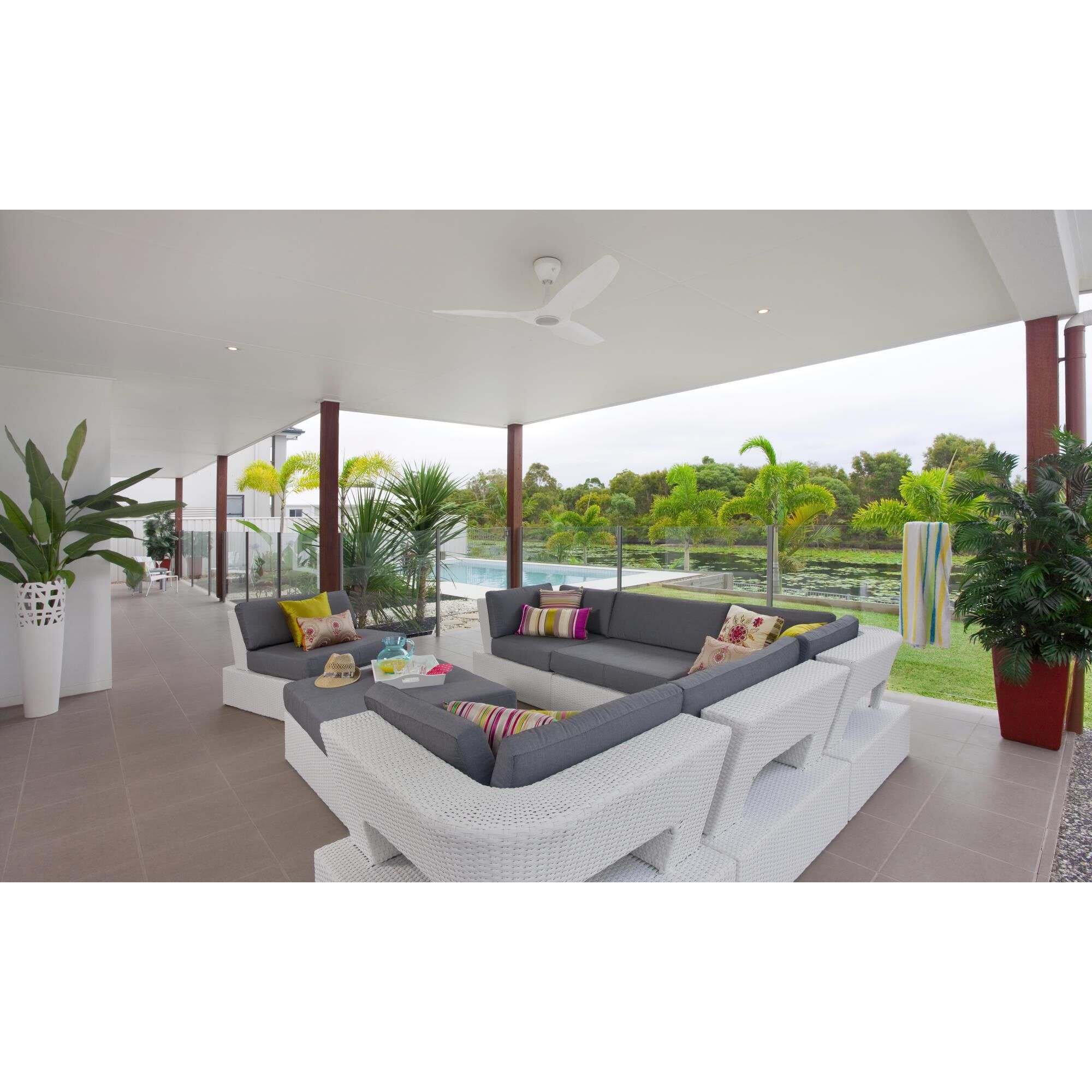 Shown in White finish