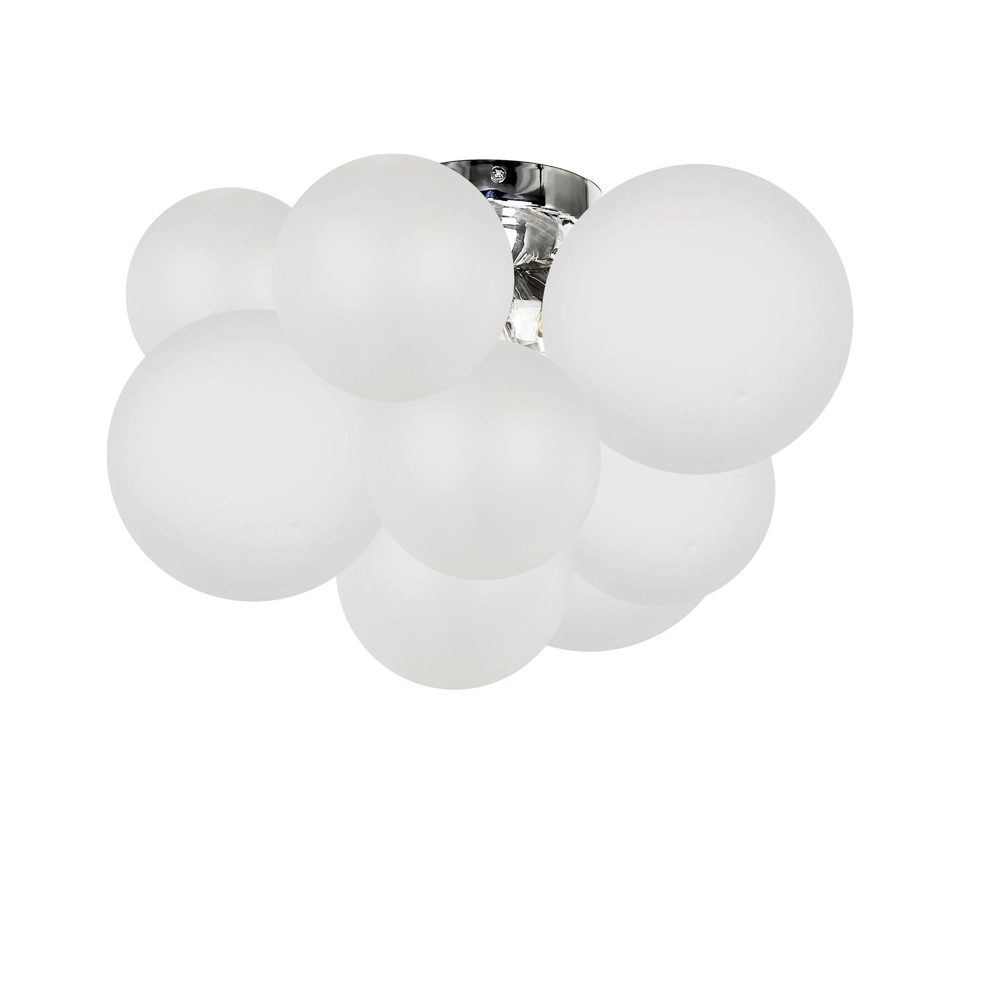 Miles 14 Inch 3 Light Flush Mount by Dainolite