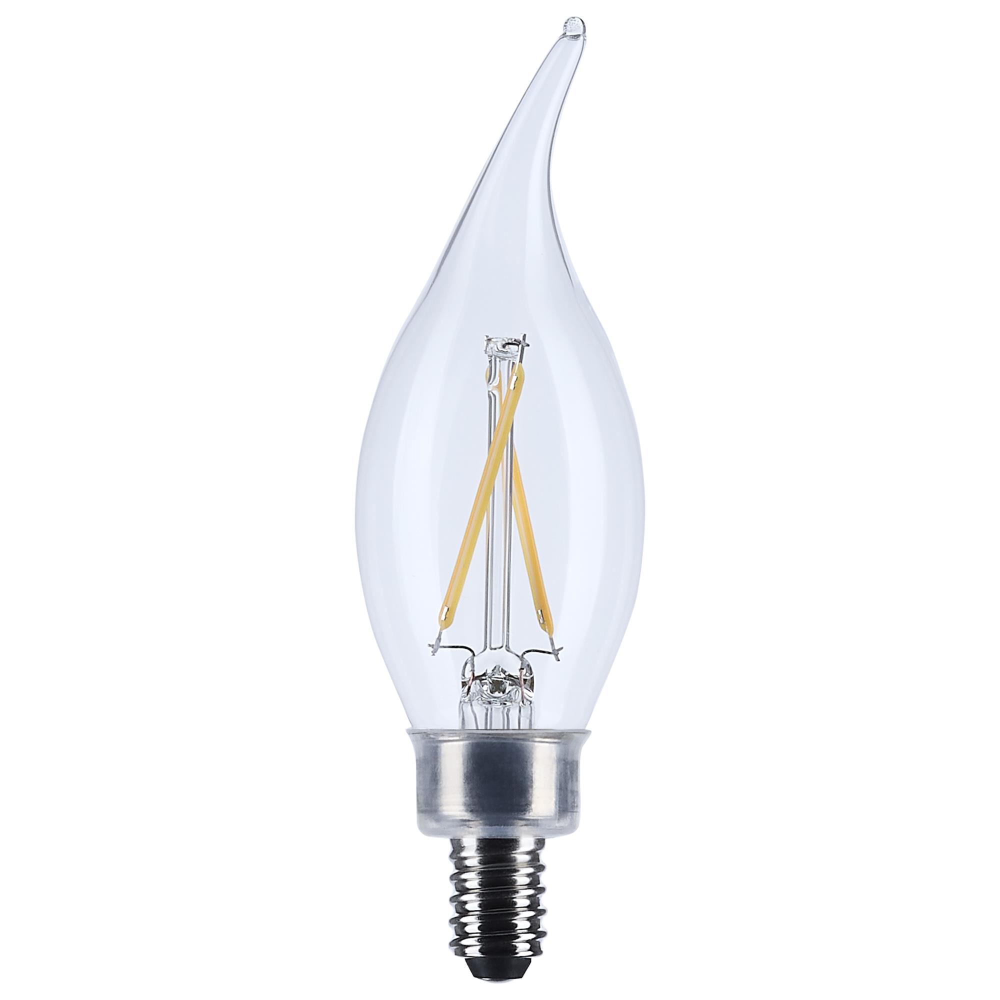 Dimmable 3 Watt 3000K CA10 LED Light Bulb,