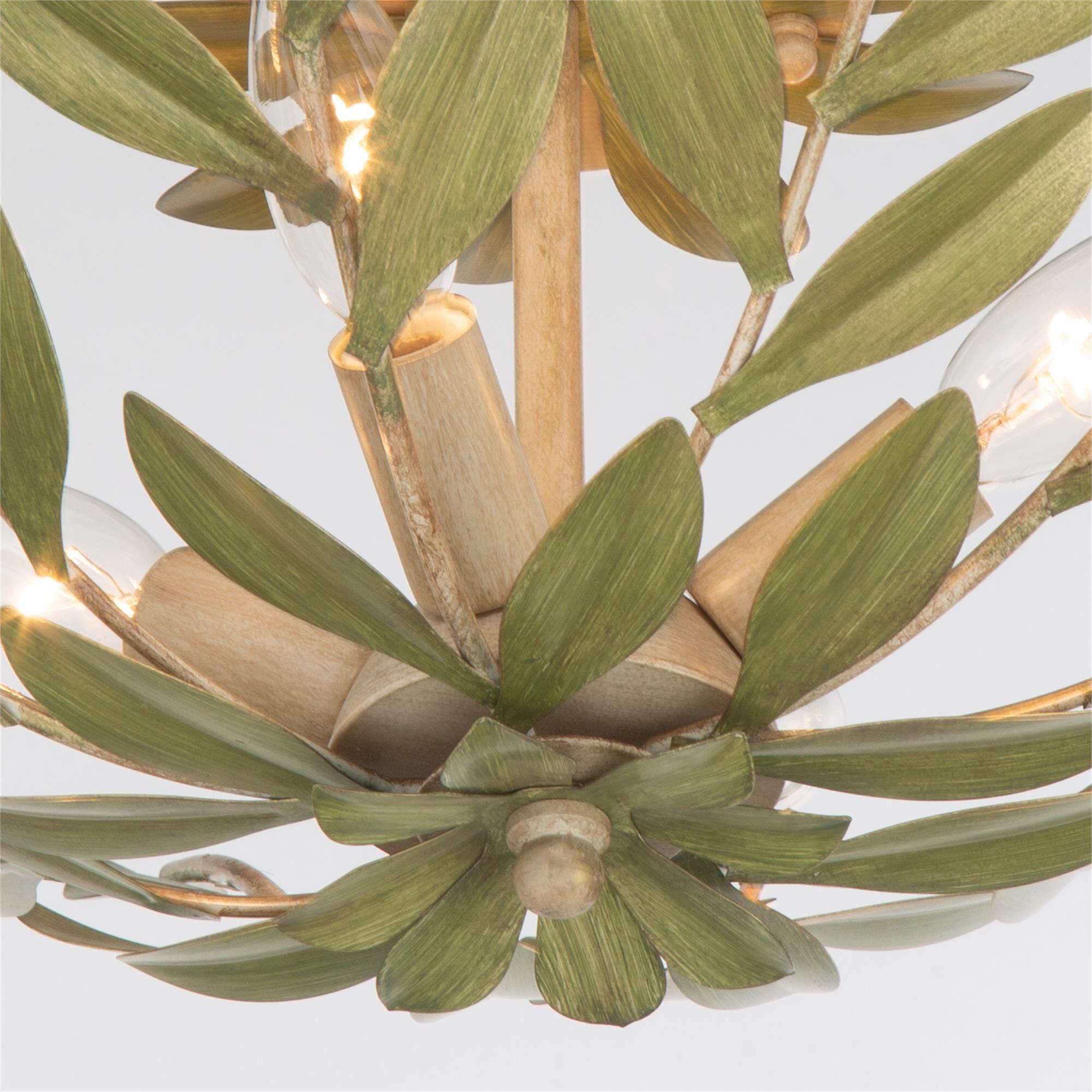 Broche 21 Inch Semi Flush Mount by Crystorama