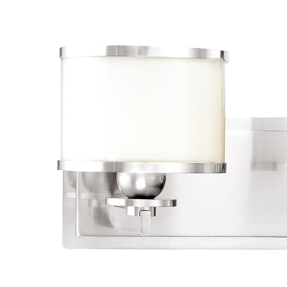 Shown in Polished Nickel finish and Opal Glossy glass