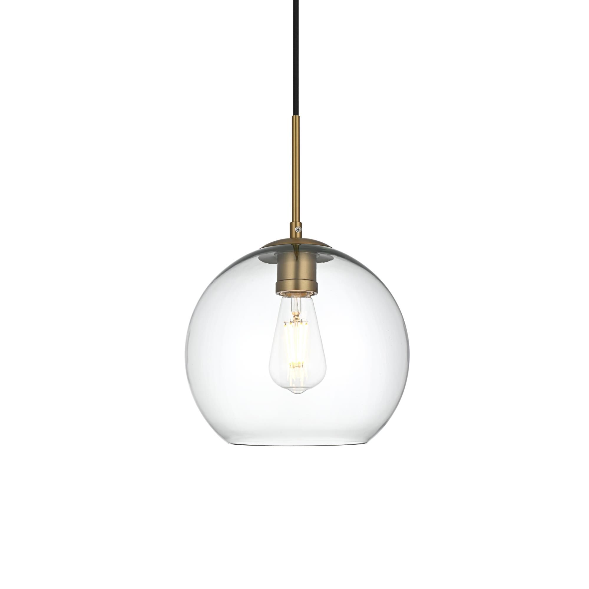 Baxter 10 Inch Mini Pendant by Elegant Lighting
