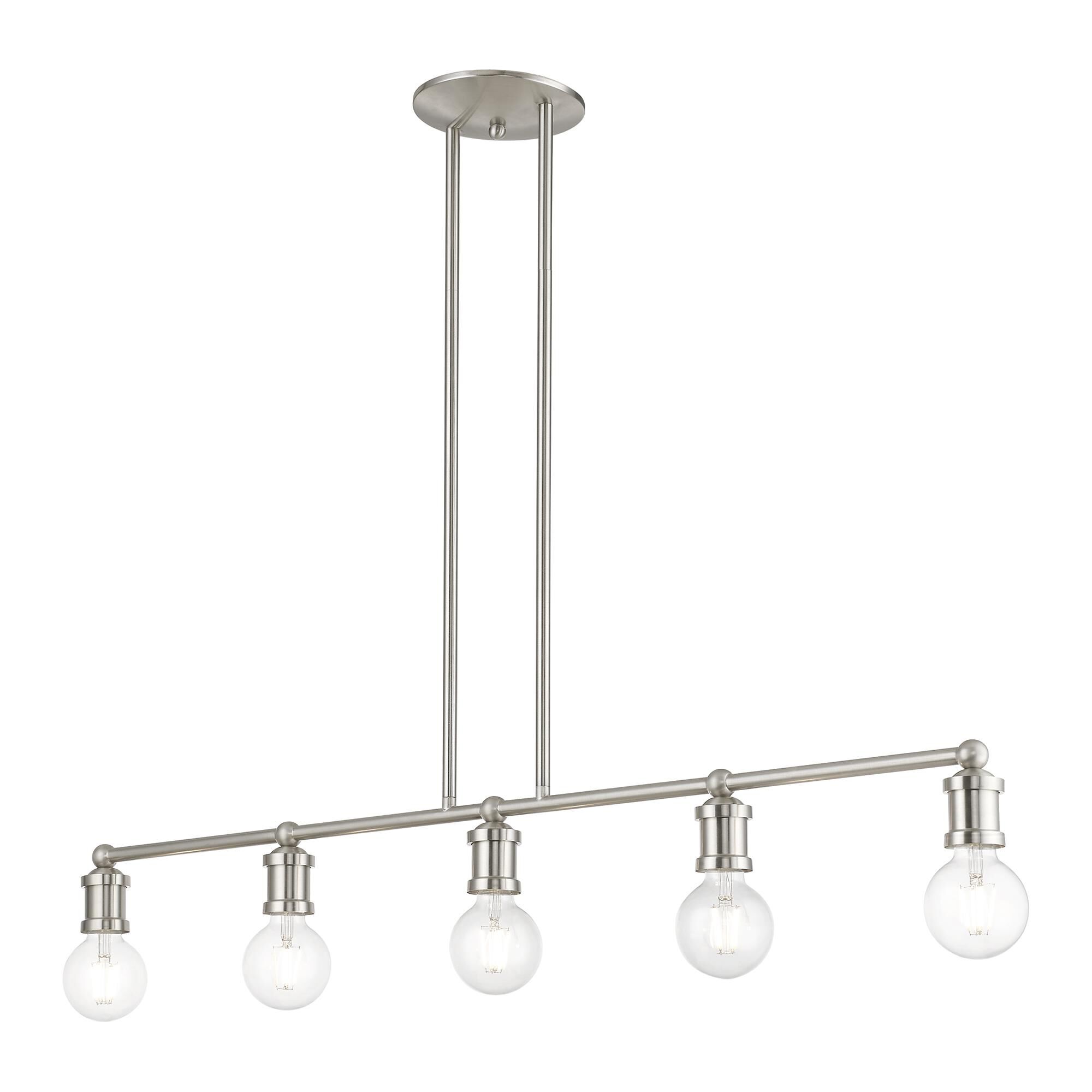 Lansdale 40 Inch 5 Light Linear Suspension Light by Livex Lighting