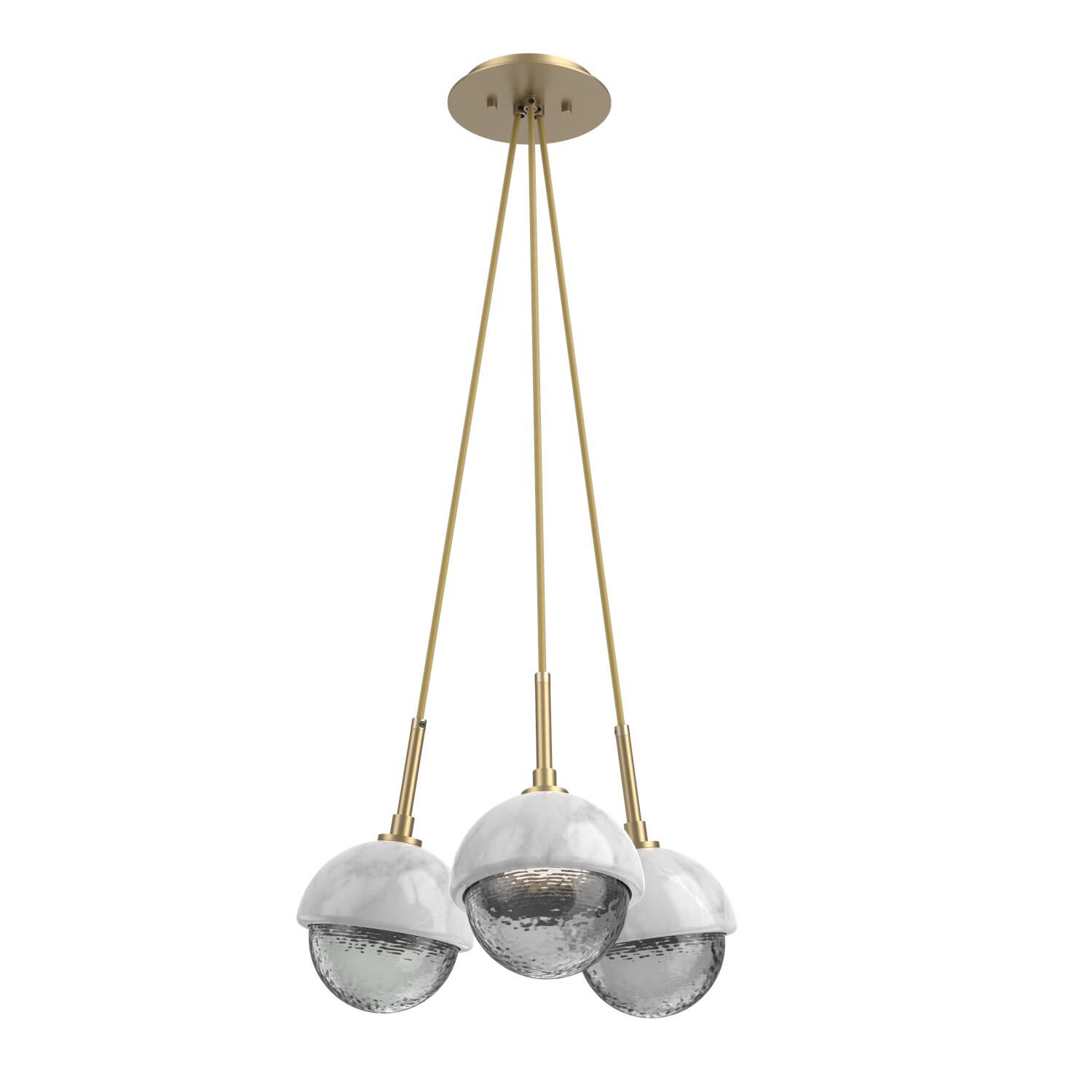Levi Wilson Cabochon 13 Inch Multi Pendant Light by Hammerton Studio