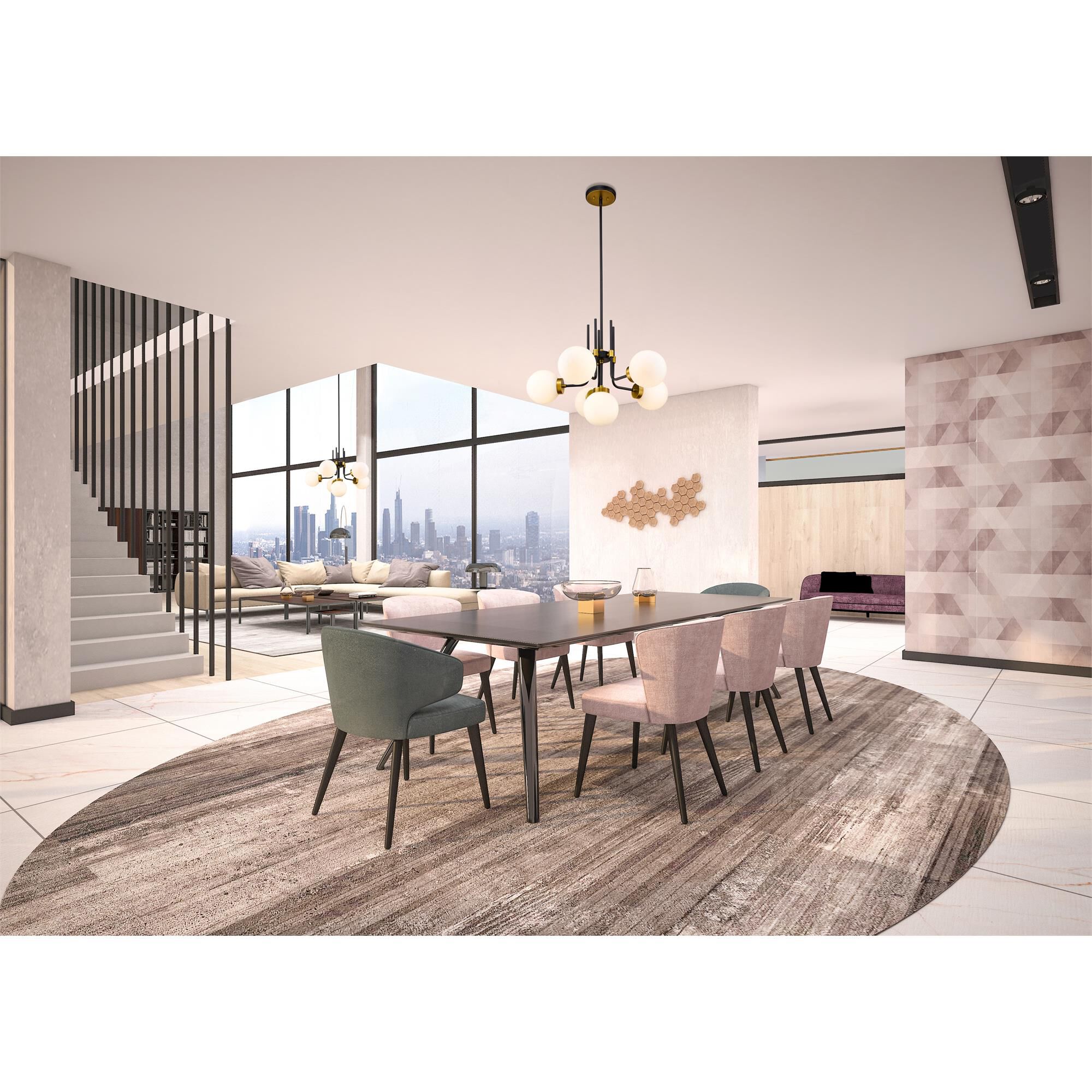 Parsons 27 Inch 6 Light Chandelier by Z-Lite