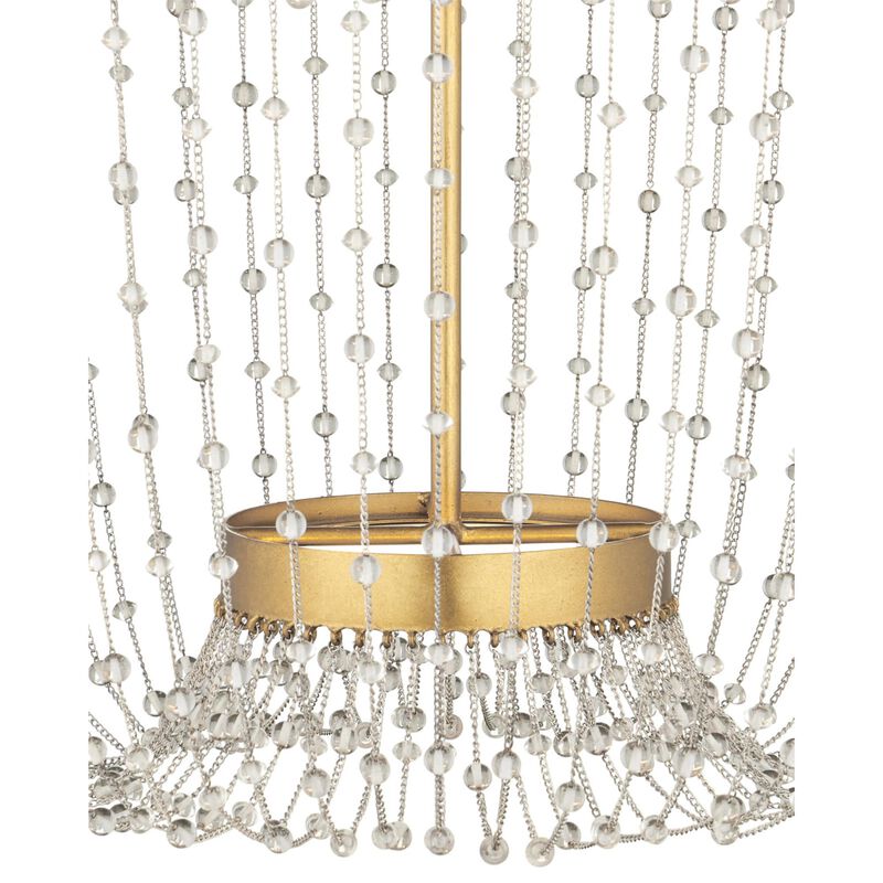 Mademoiselle 22 Inch Mini Chandelier by Currey and Company