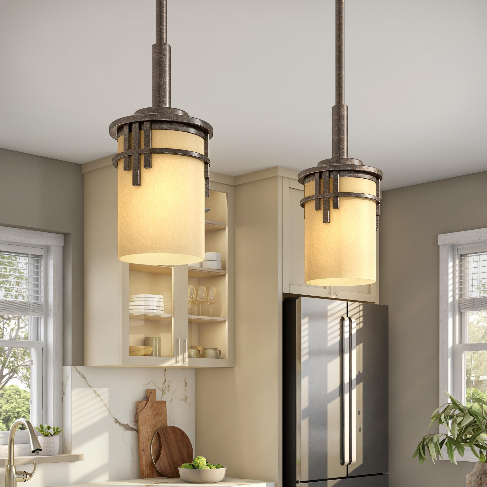 Mission Ridge 6 Inch Mini Pendant by Designers Fountain