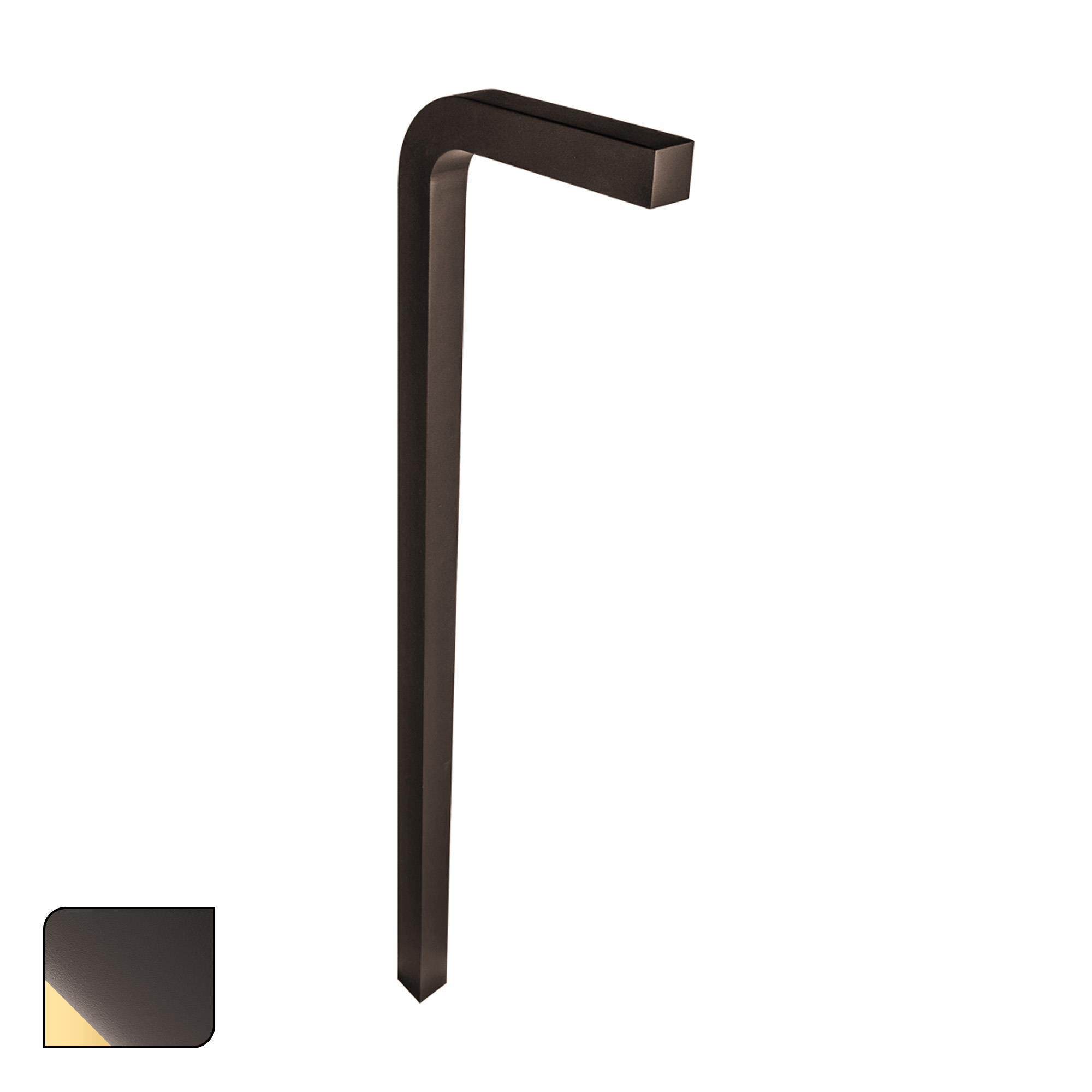 Shown in Solid Brass Coated In Bronze finish
