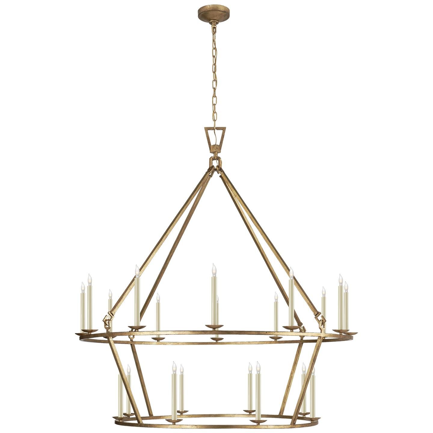 Chapman & Myers Darlana 50 Inch 20 Light Chandelier by Visual Comfort Signature Collection