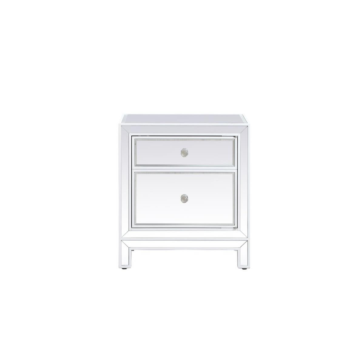 Reflexion End Table by Elegant Decor