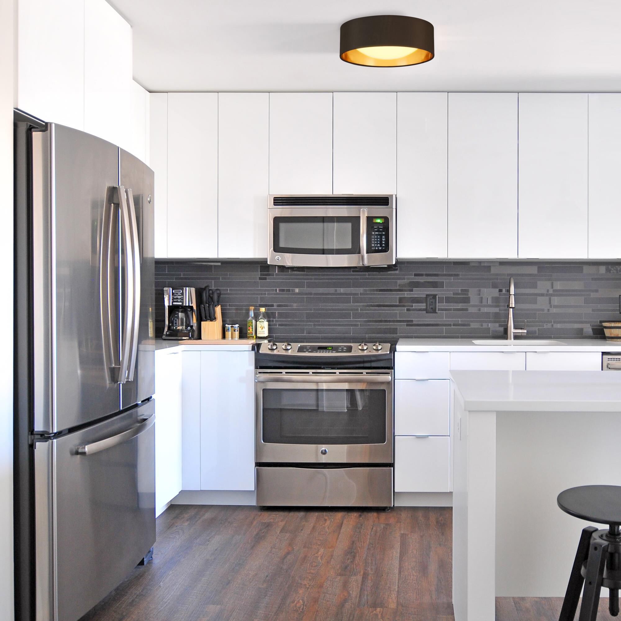 Eglo Orme 12 Inch 1 Light LED Flush Mount by Eglo Lighting