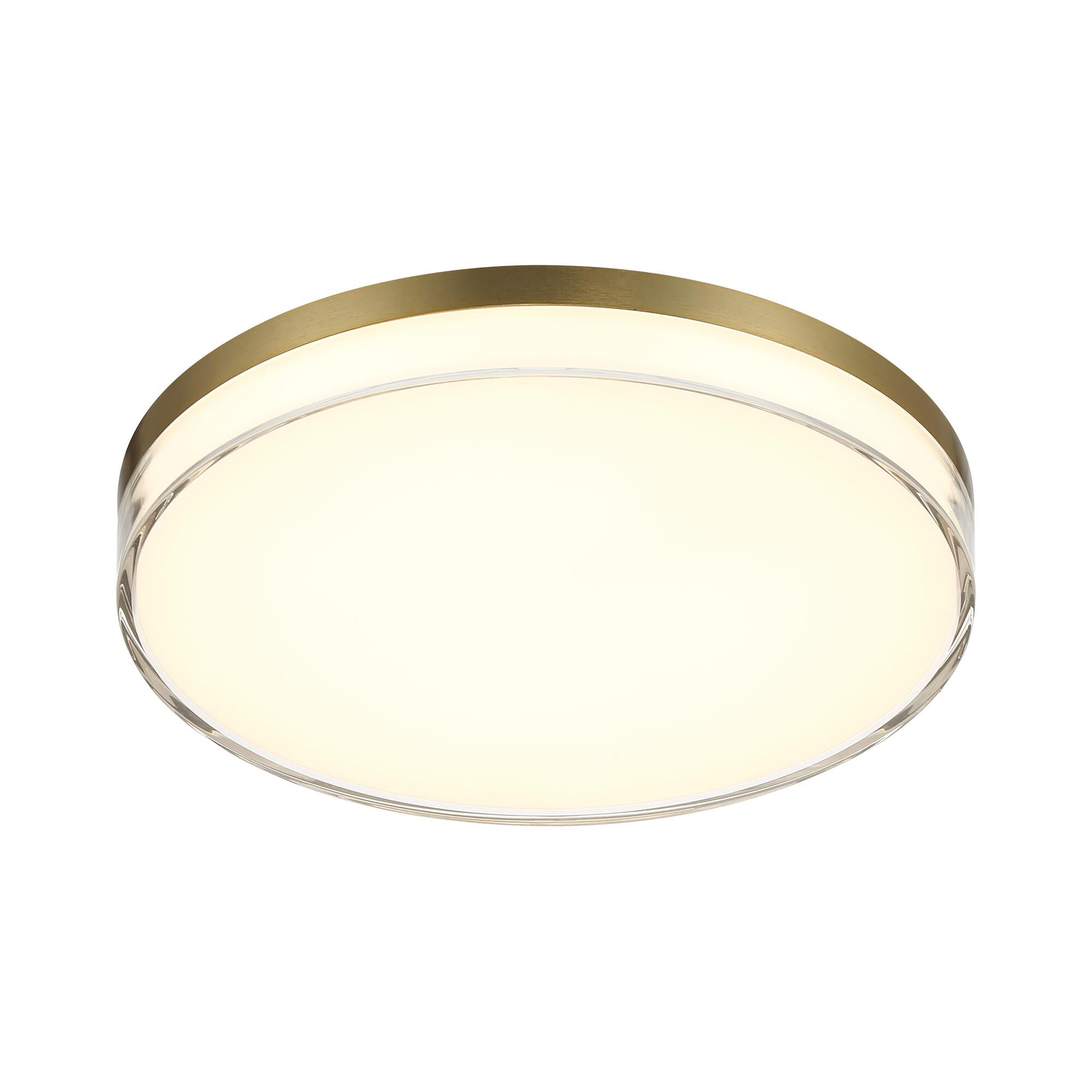 Shown in Ashen Brass finish and Clear glass and Acrylic shade