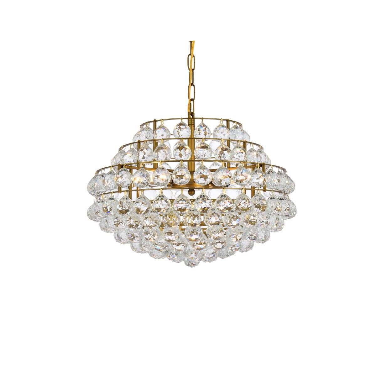Savannah 20 Inch Large Pendant by Elegant Lighting