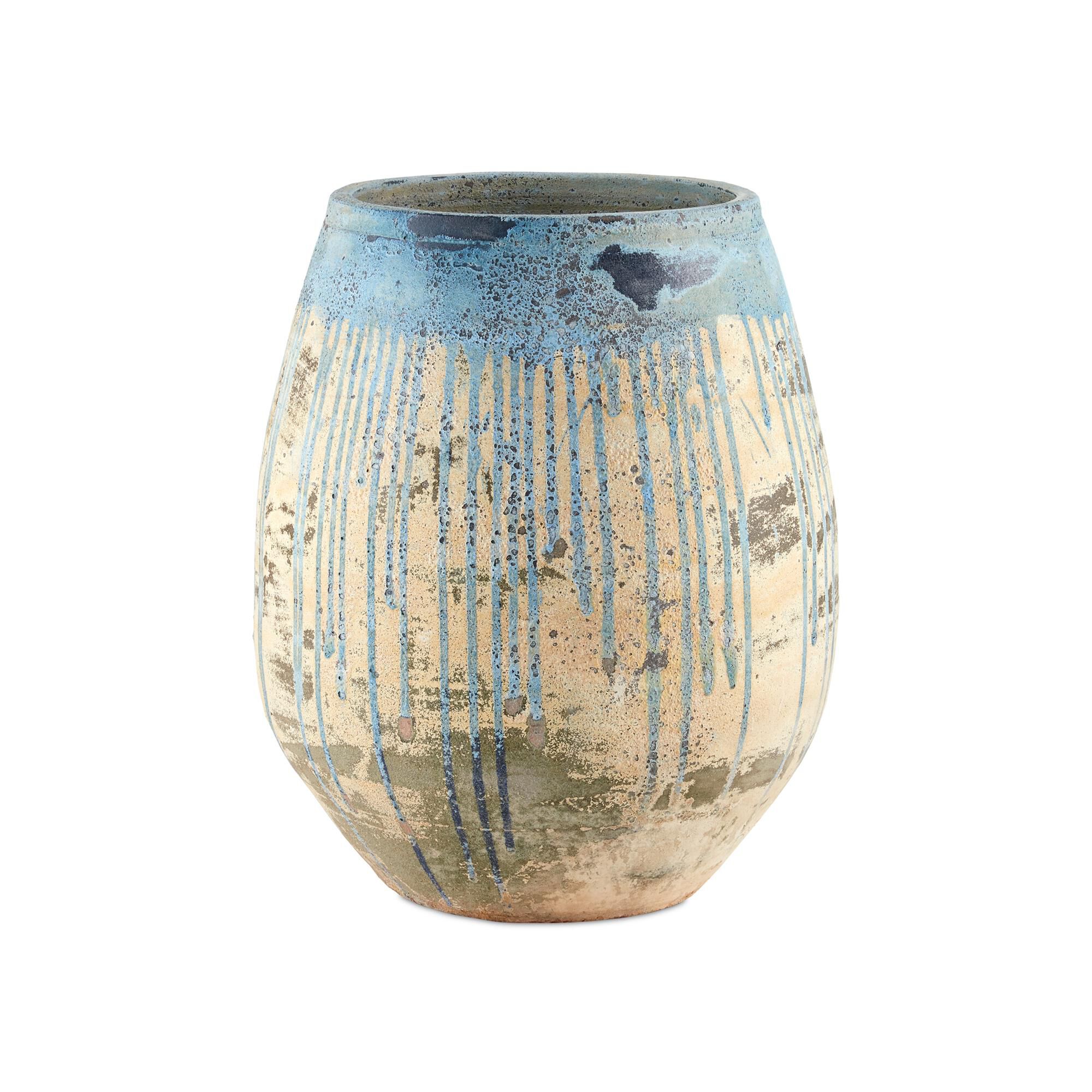 Shown in Greenish, Milky White, Blue Drip finish