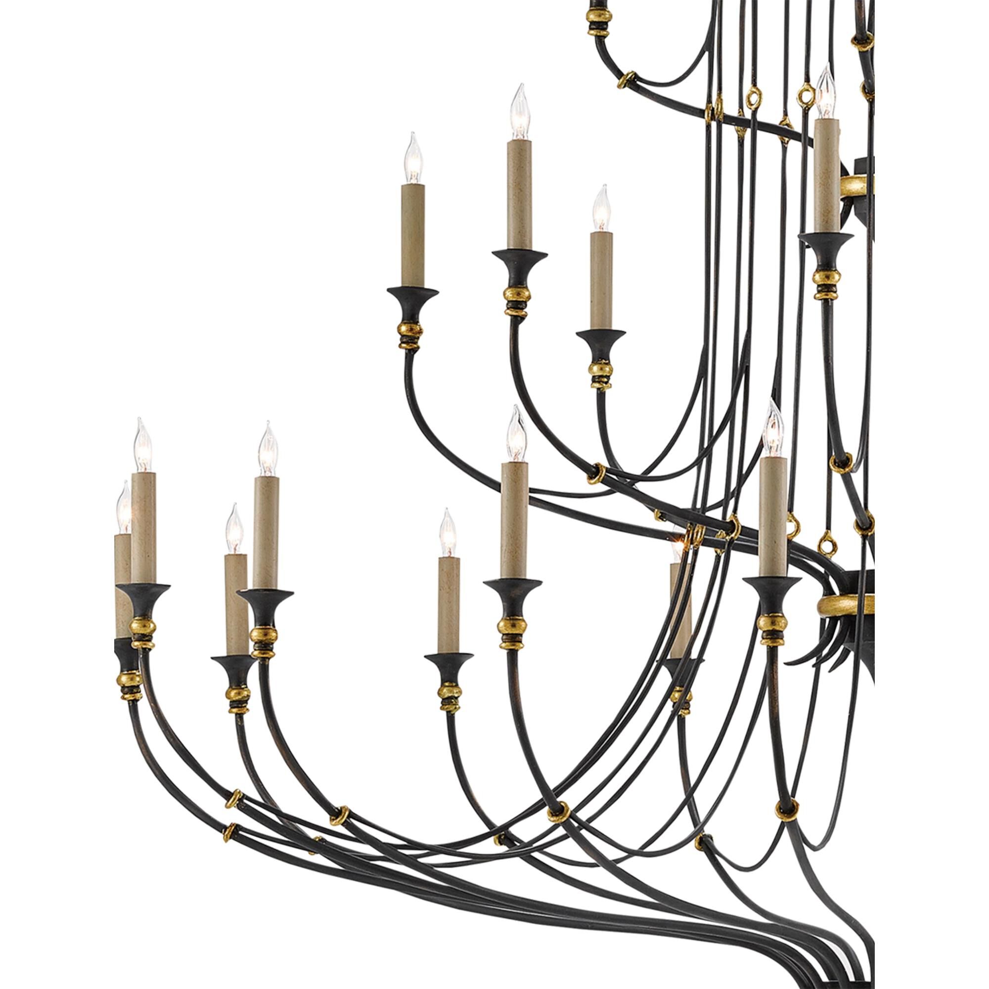 Shown in French Black/Gold Leaf finish