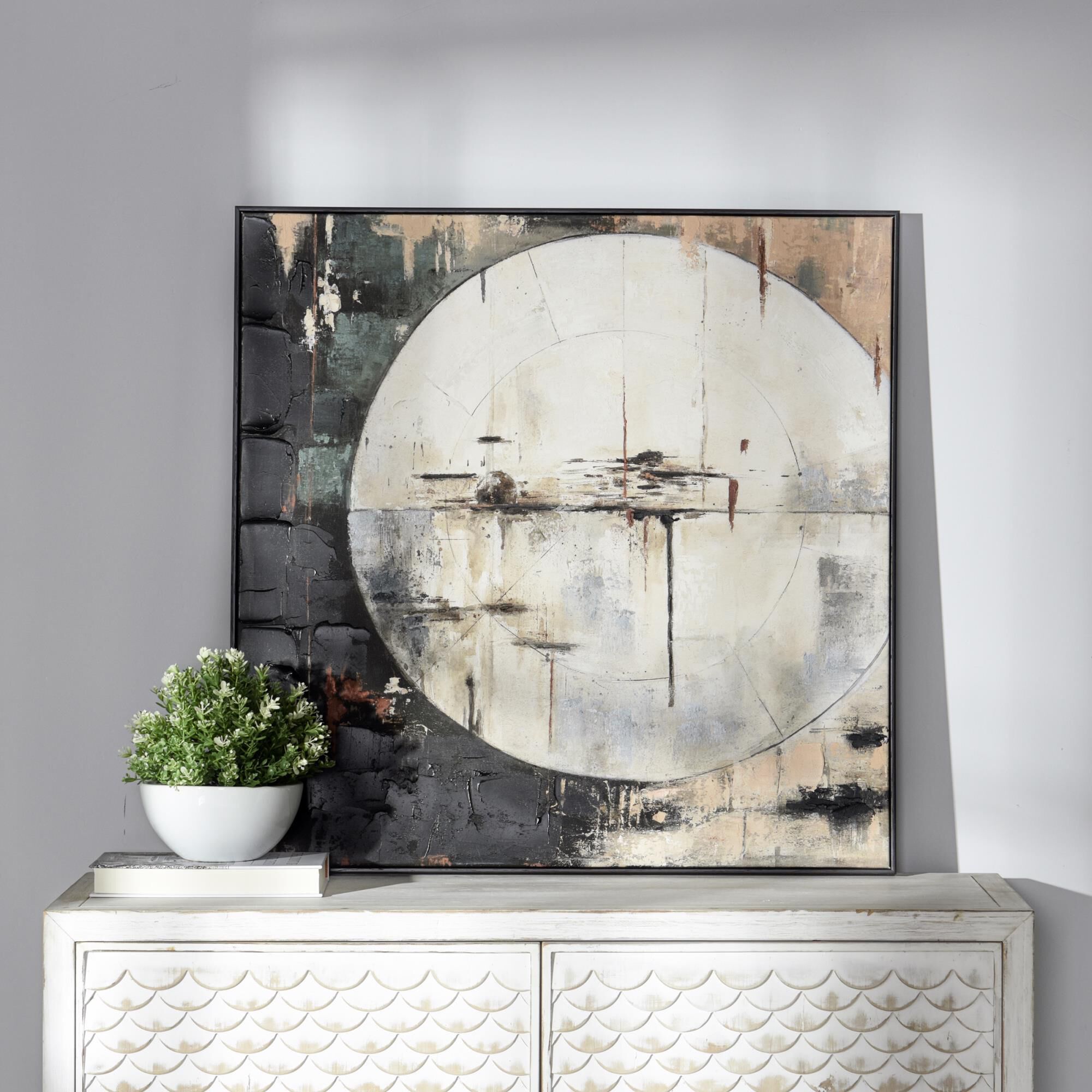 Moon Movement 30 Inch Alternative Wall Art by Stylecraft