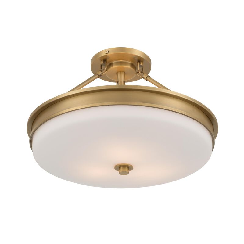 Halora 15 Inch Semi Flush Mount by Minka Lavery