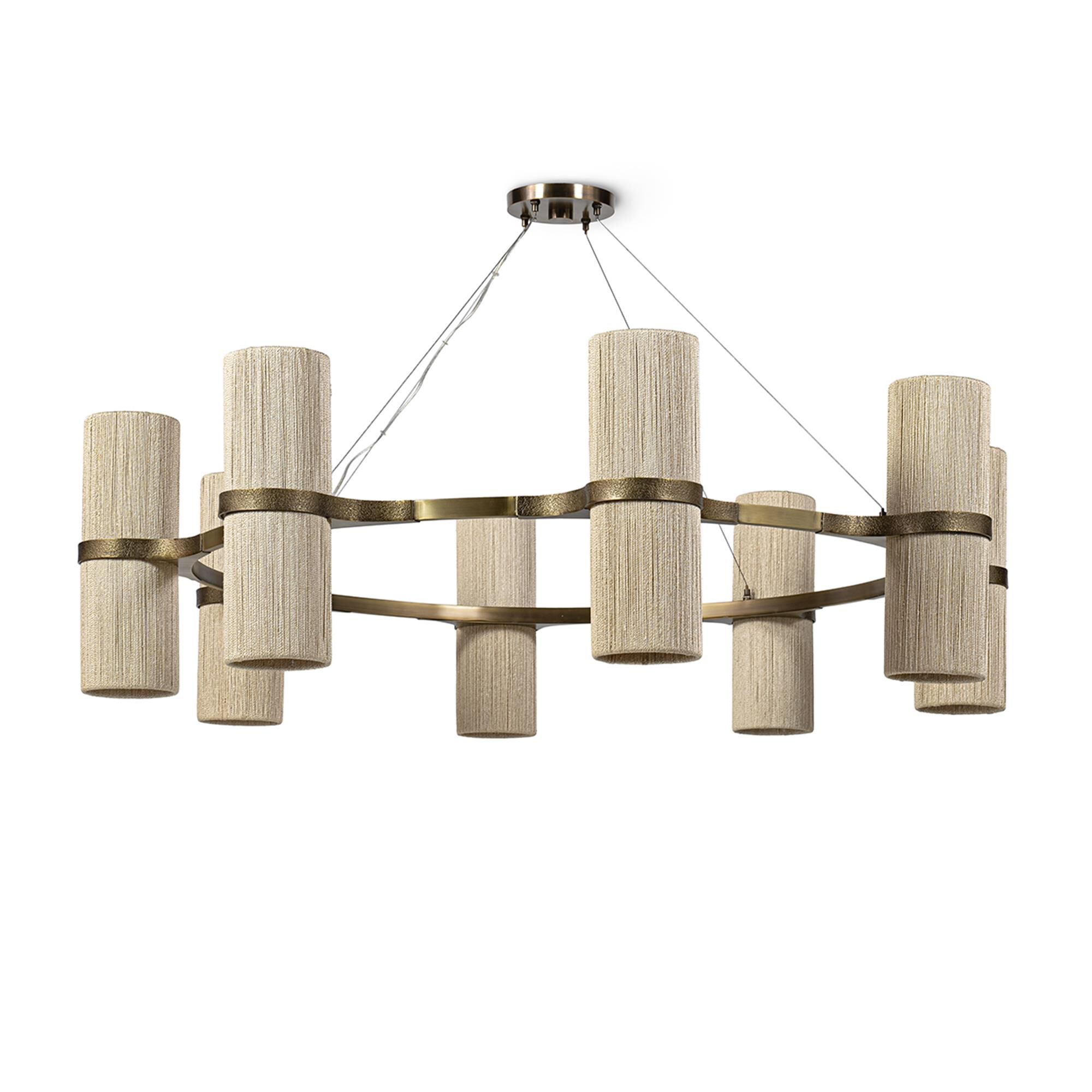 Shown in Abaca Rope finish and Abaca Rope  shade