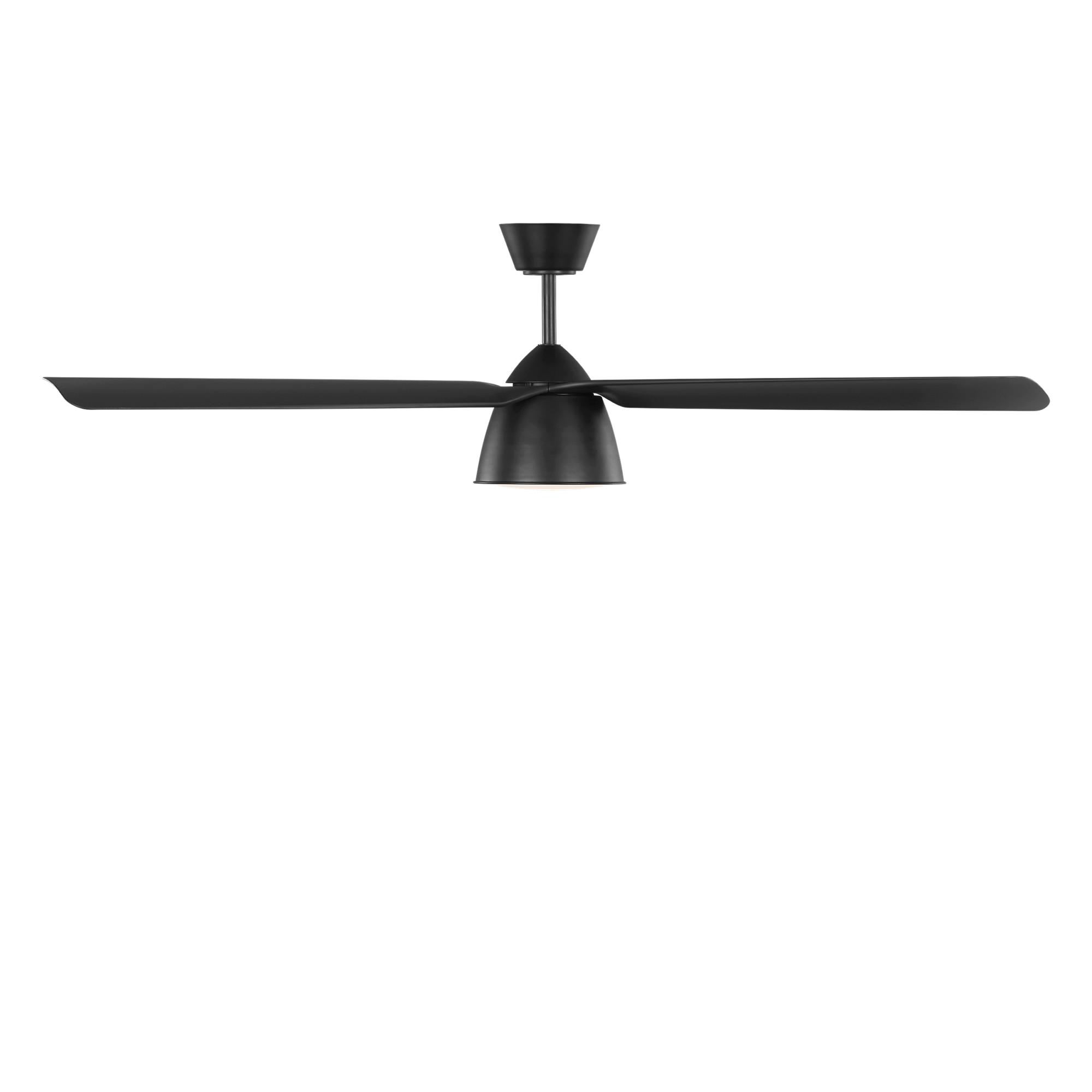 Peter Bristol Studio 60 Inch Ceiling Fan with Light Kit,