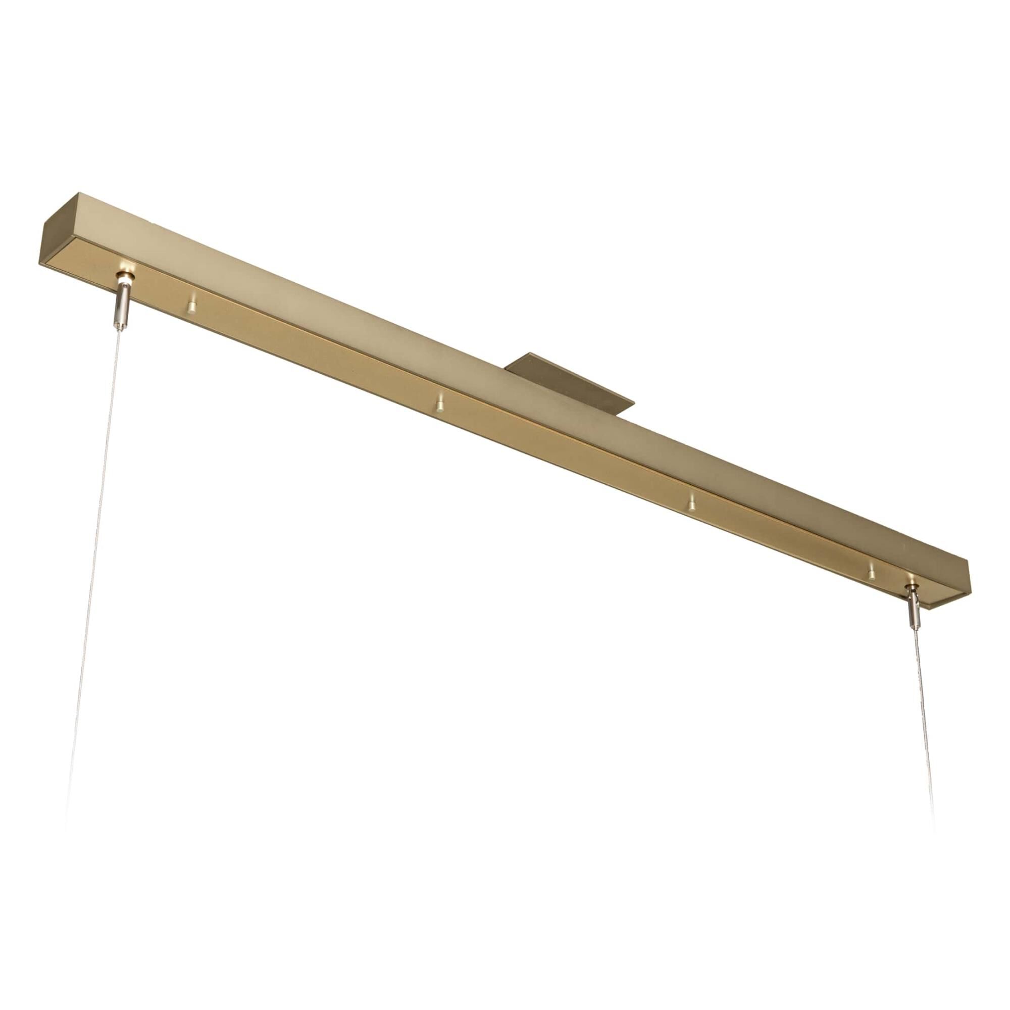Shown in Modern Brass finish and Modern Brass Steel shade