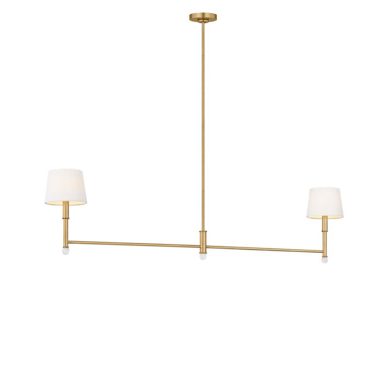 Alexa Hampton Greard Medium Linear Chandelier by Visual Comfort Studio