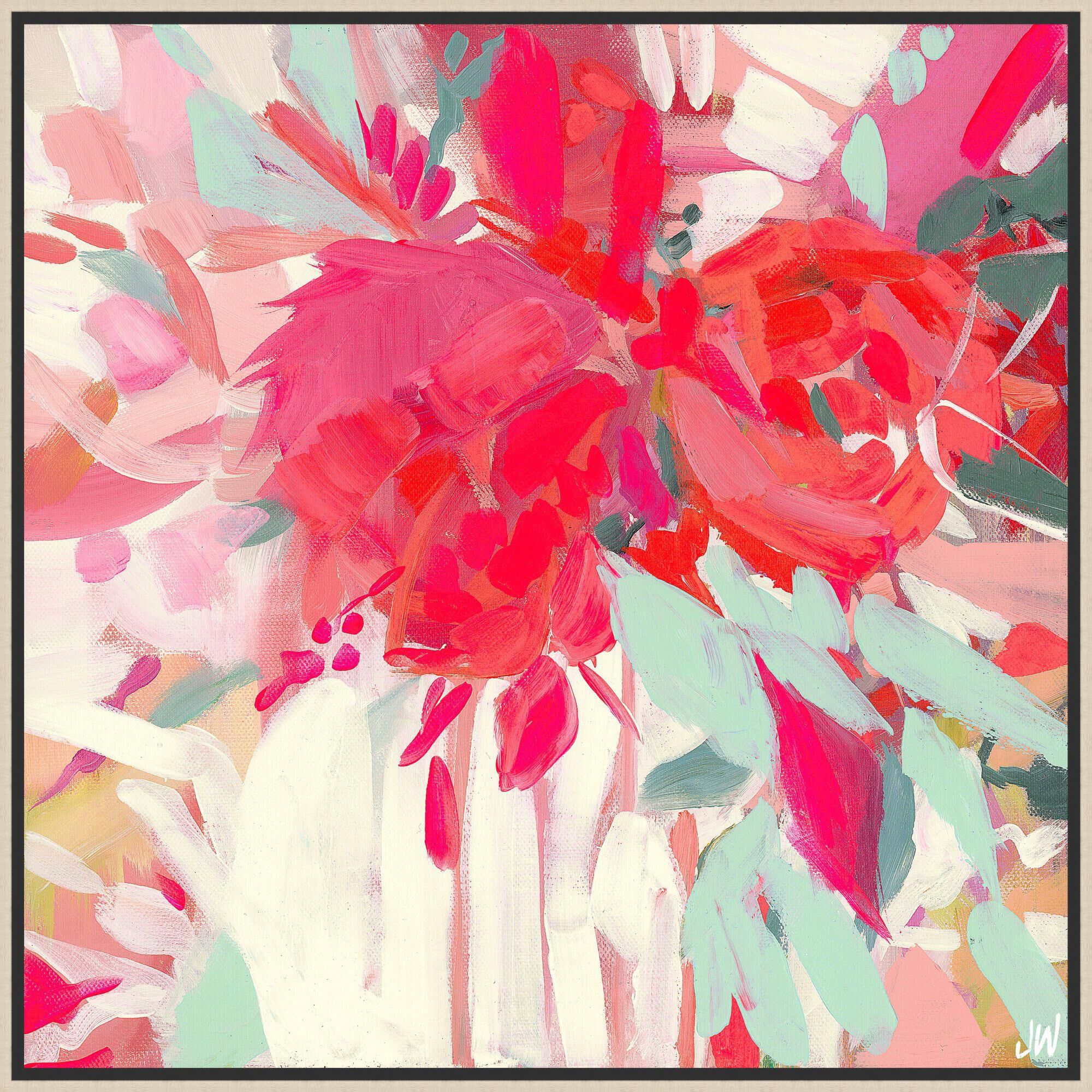 Jenny Westenhofer Hot Pink Bouquet Print by LEVEL57