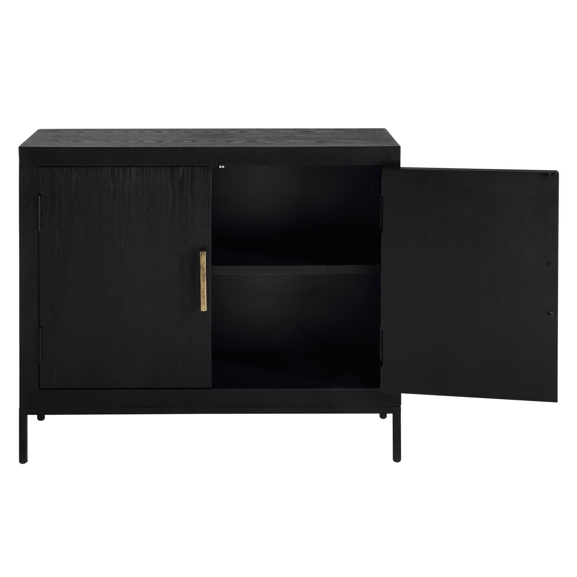 Shown in Ebony Oak with Aged Gold finish