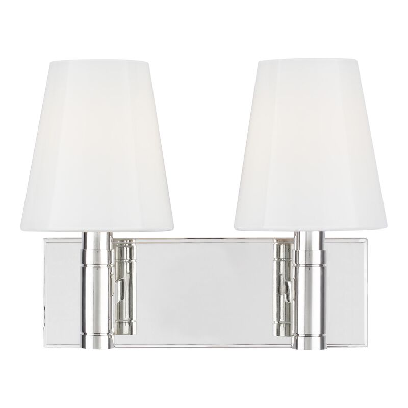 Thomas O'Brien Beckham Classic 13 Inch 2 Light Bath Vanity Light by Visual Comfort Studio