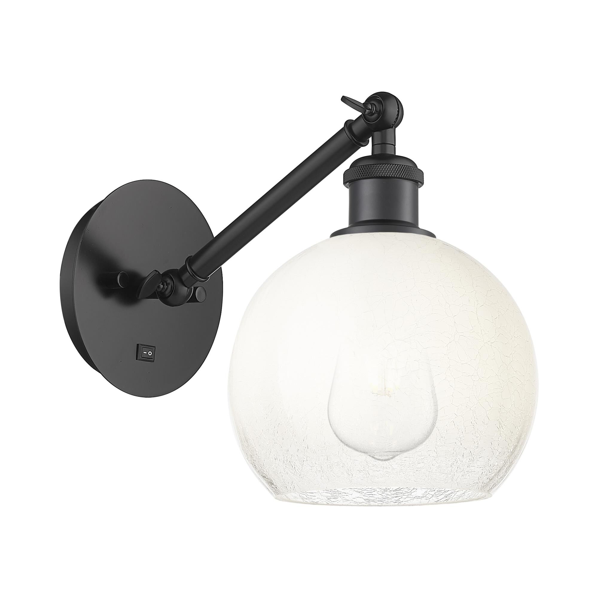 Shown in Matte Black finish and Opal glass