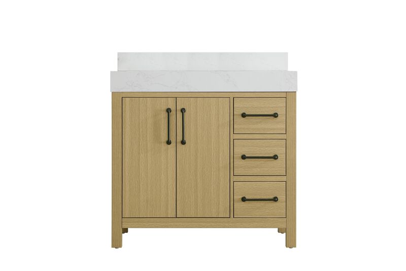 Nathan 36 Inch Bath Vanity by Elegant Dcor