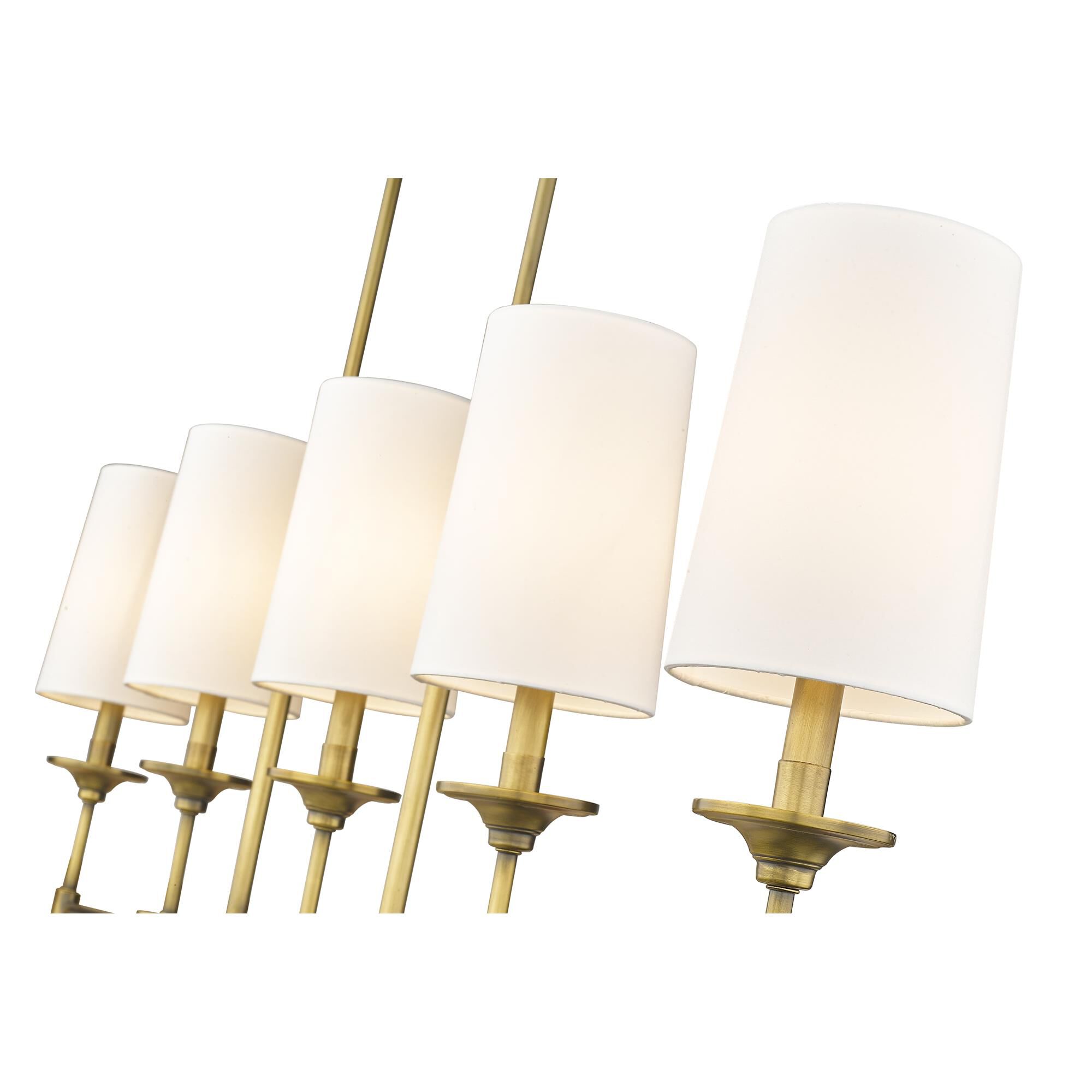 Shown in Rubbed Brass finish and Cloth Cover glass and Cloth Cover shade