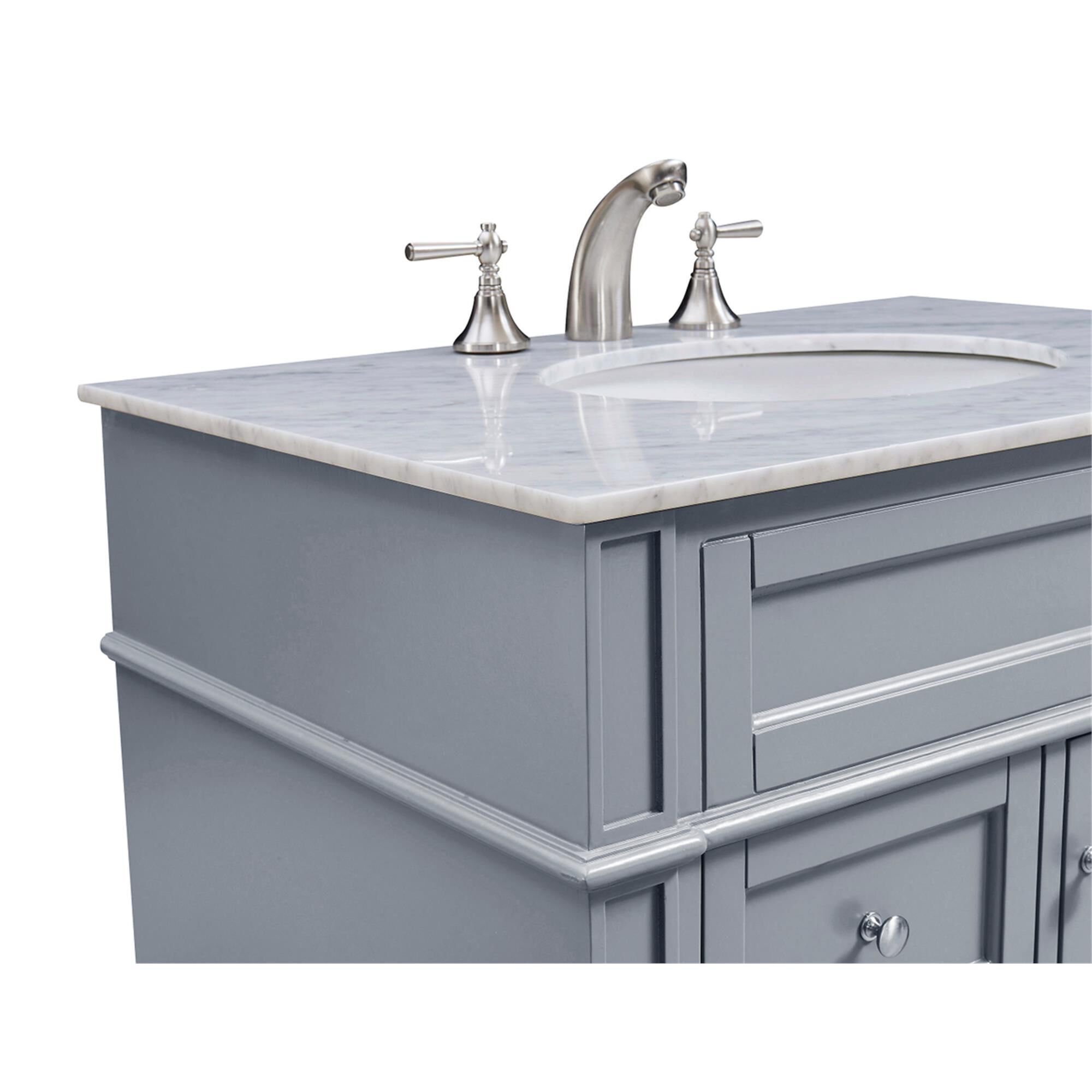 Shown in Grey finish