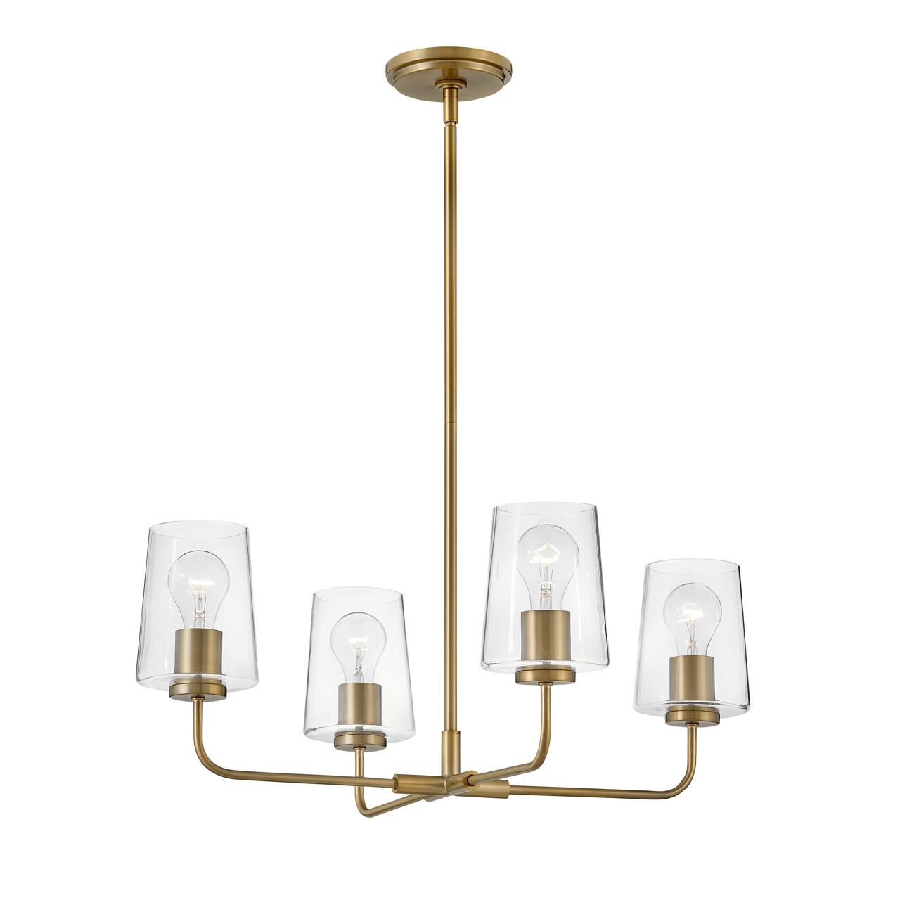 Kline 25 Inch 4 Light Chandelier by Lark