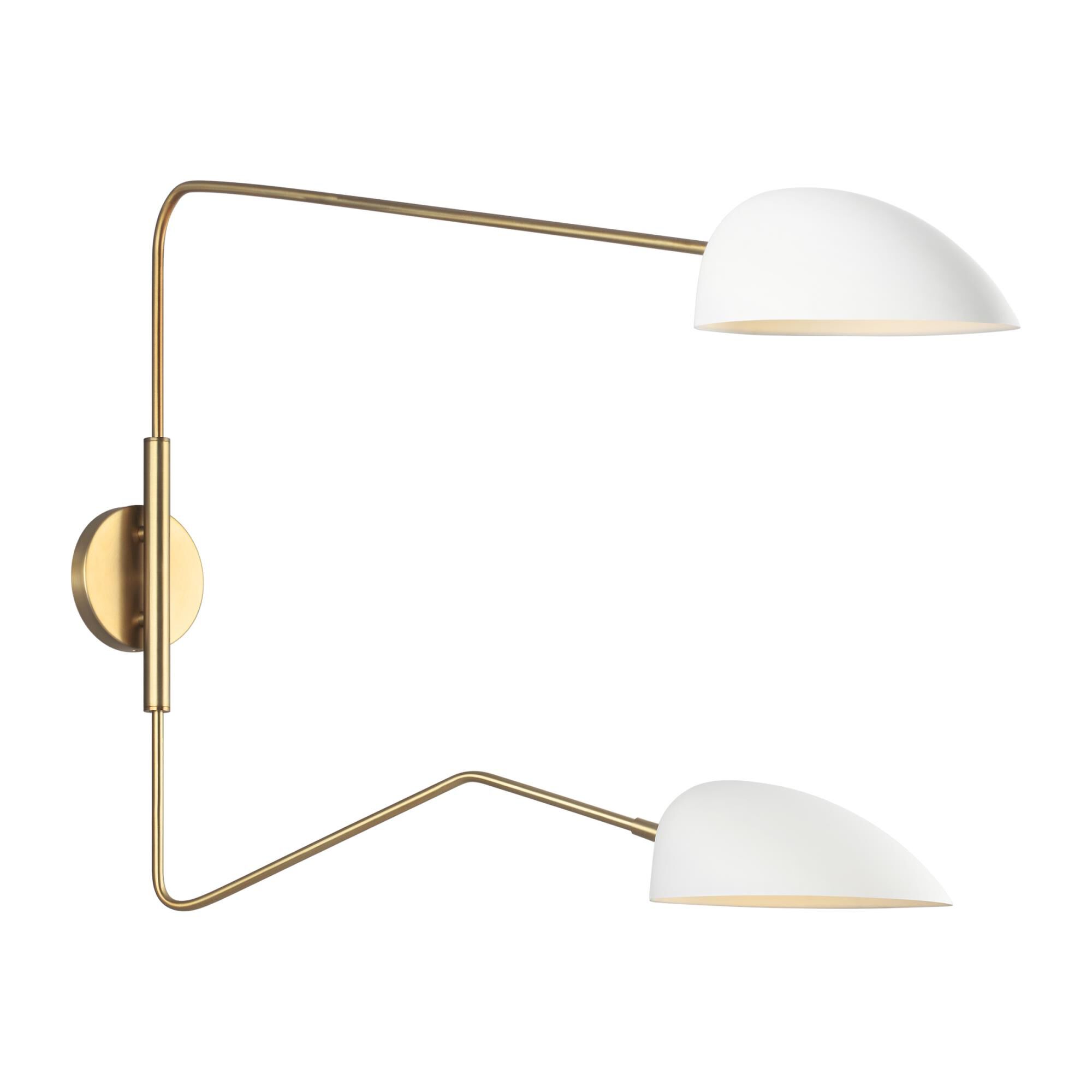 Shown in Matte White finish and Matte Whitesteel shade