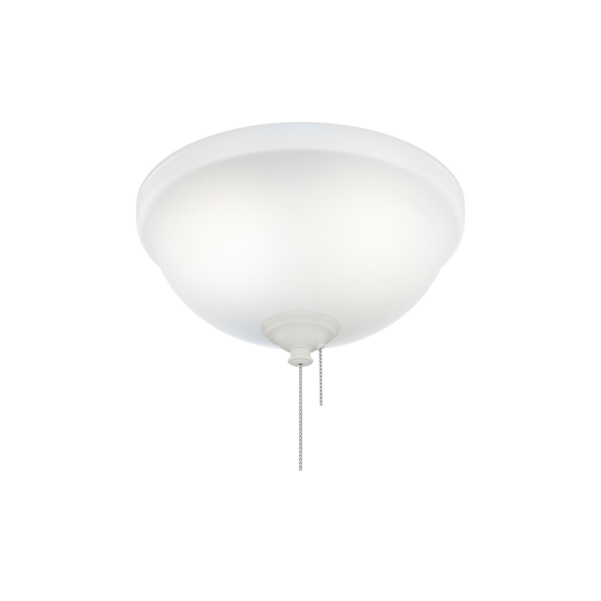 Shown in White finish and Cased White glass