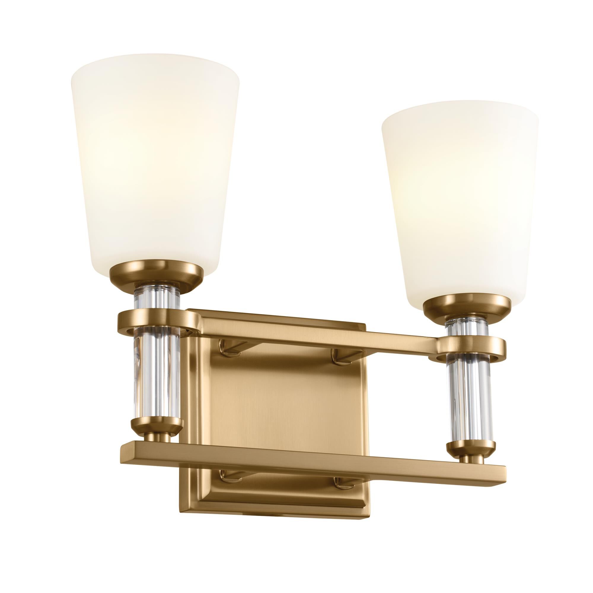Rosalind 14 Inch 2 Light Bath Vanity Light by Kichler Lighting