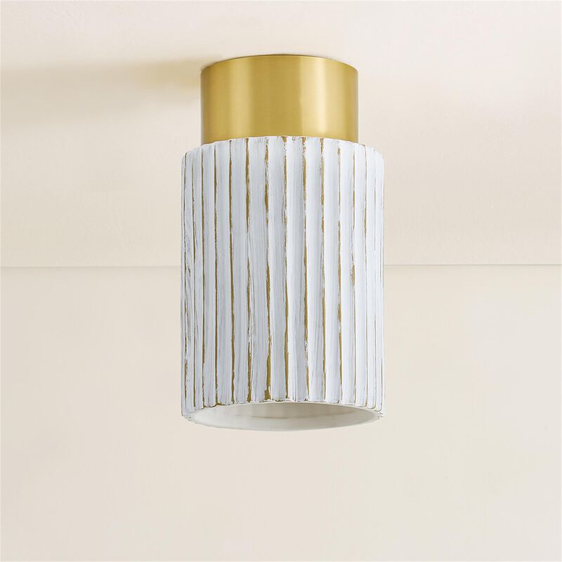 The Lifestyled Co Corissa 6 Inch Flush Mount by Mitzi