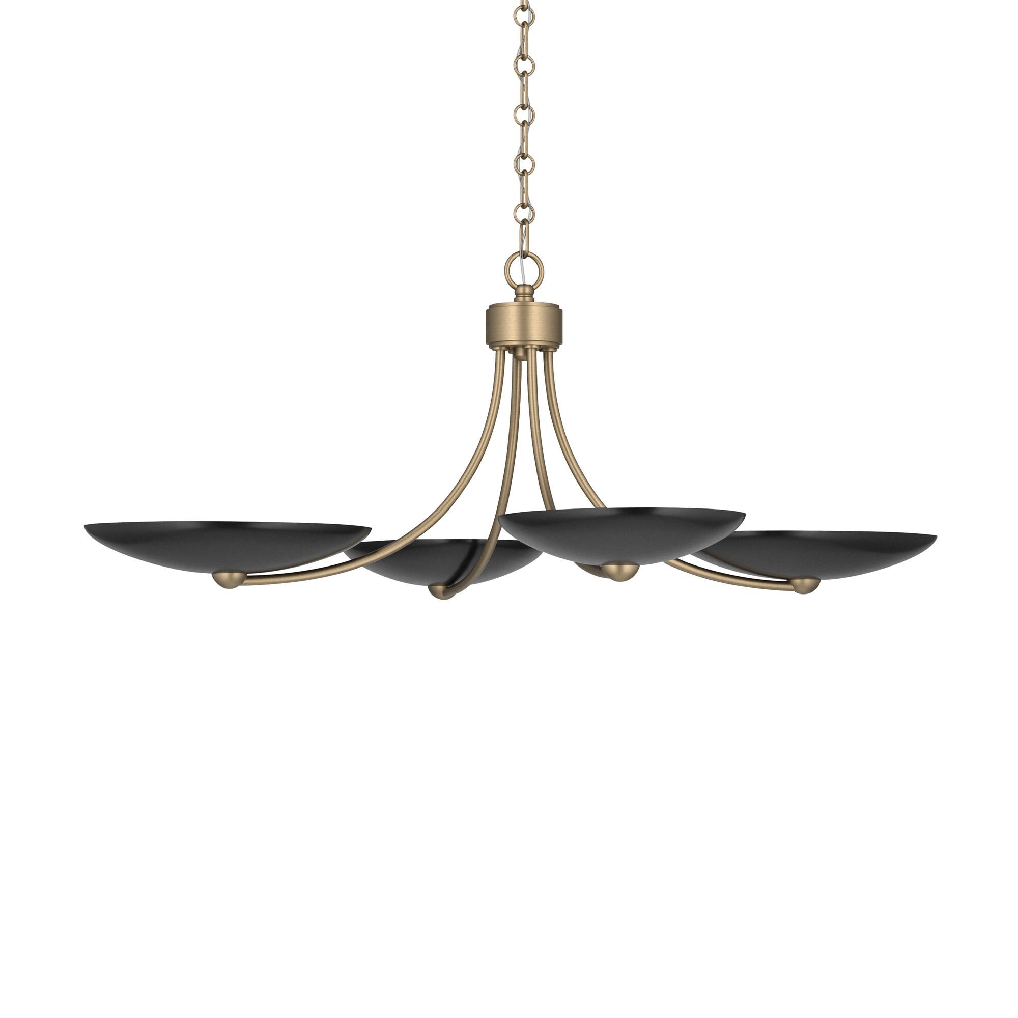 Shown in Champagne Bronze finish and Champagne Bronze and Black shade
