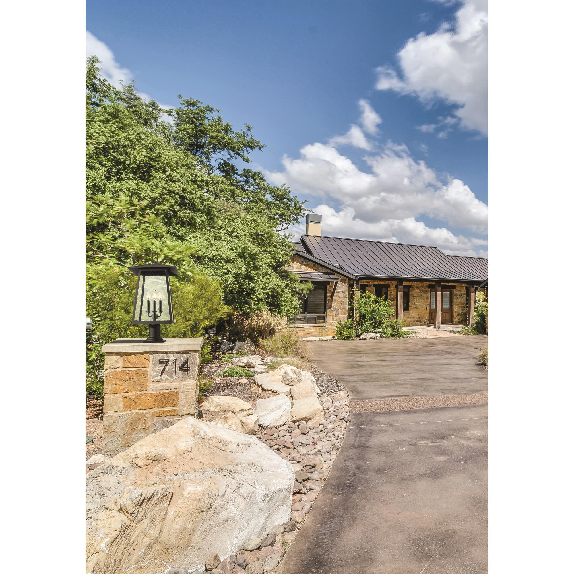 Rainer 26 Inch Outdoor Pier Lamp by Z Lite