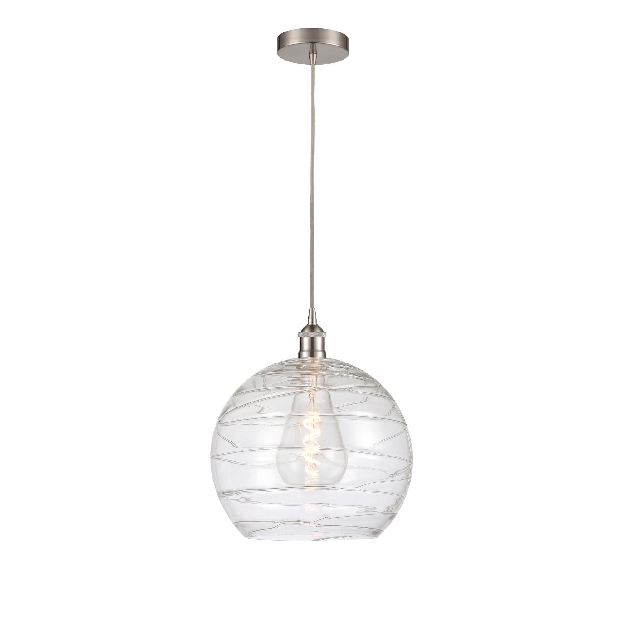 Bruno Marashlian Athens Deco Swirl 14 Inch Large Pendant by Innovations Lighting