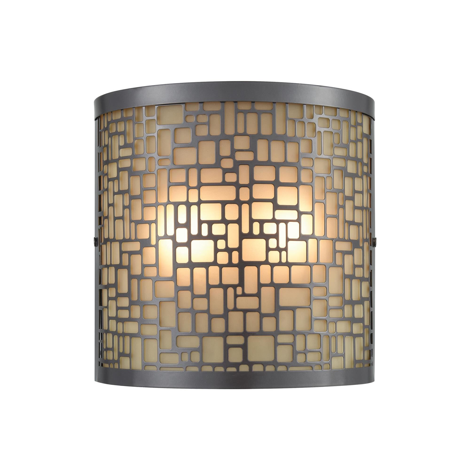 Hooper 8 Inch Tall 2 Light Outdoor Wall Light by ELK Lighting