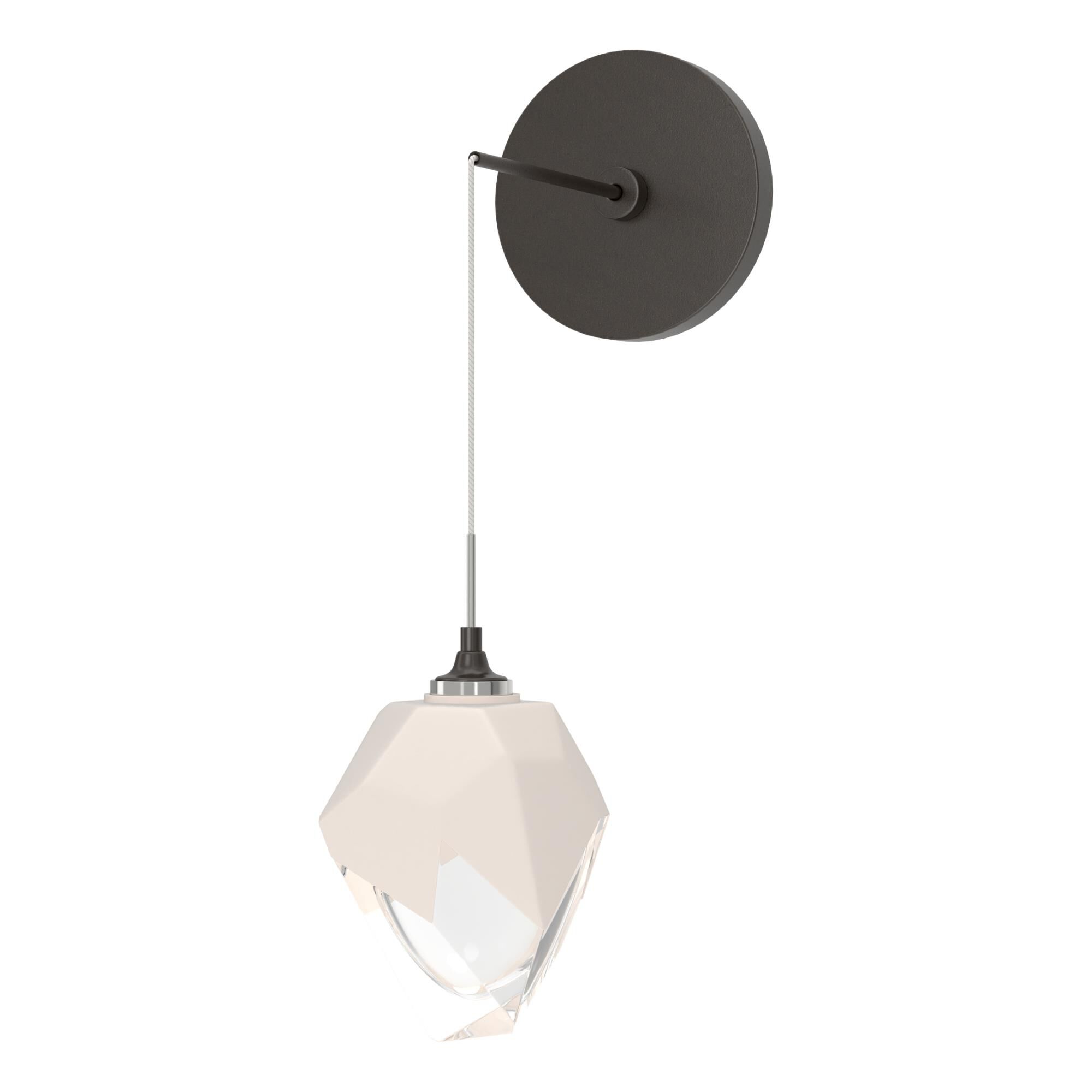 Shown in Oil Rubbed Bronze finish and White glass and White Glass shade